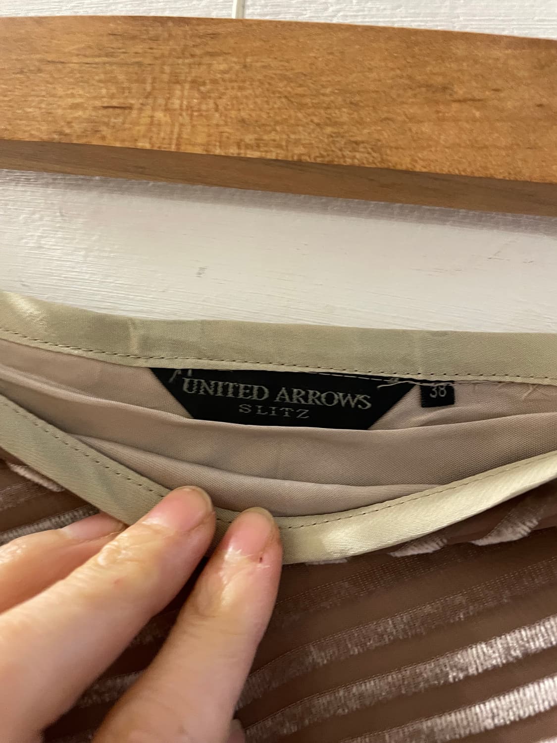 UNITED ARROWS velvet skirt 상품이미지5