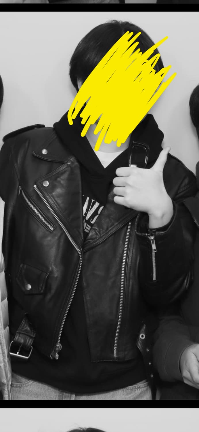 더블 라이더 자켓 소 가죽100 상품이미지4