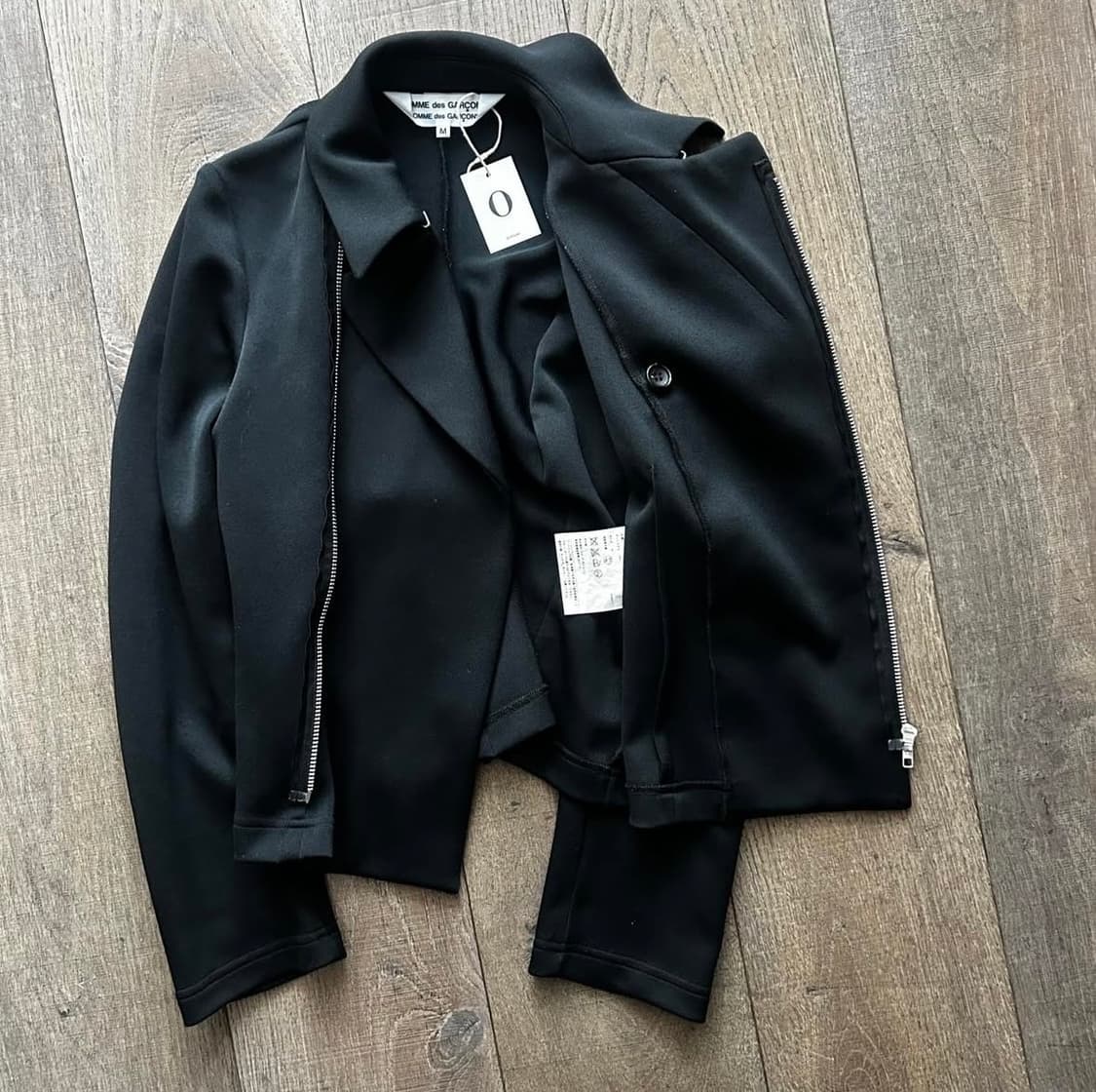 꼼데가르송 레이온 라이더 자켓 상품이미지5