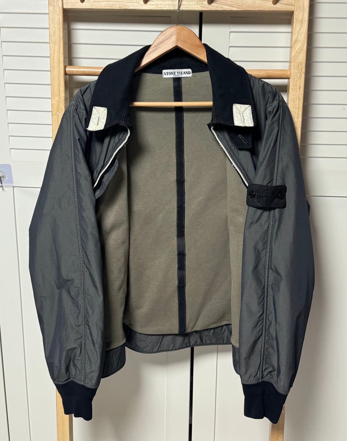 스톤 아일랜드 2006 스팔마투라 집업 비행 재킷 상품이미지6
