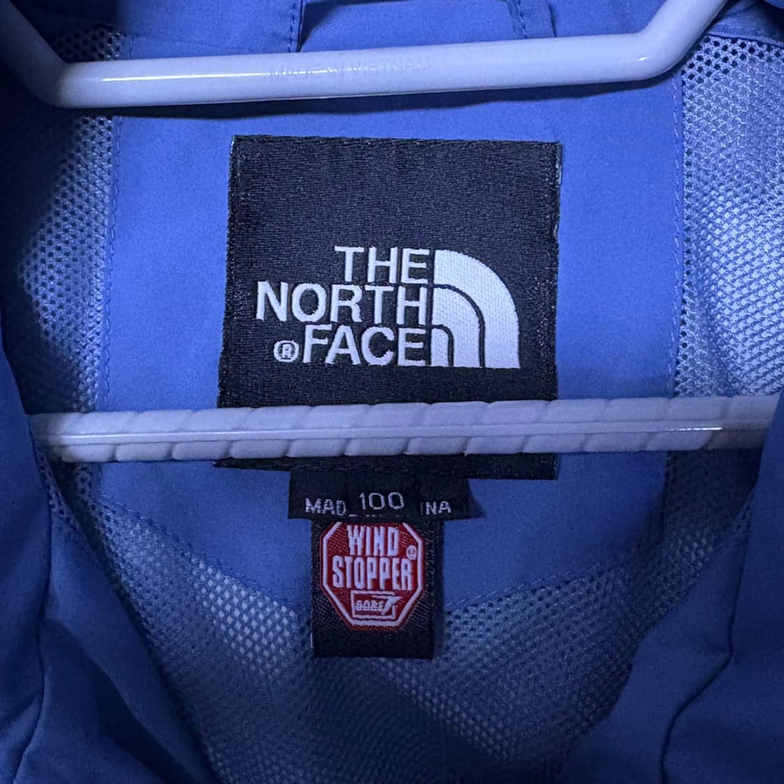 노스페이스 윈드스토퍼 블루 바람막이 자켓 100size 상품이미지2
