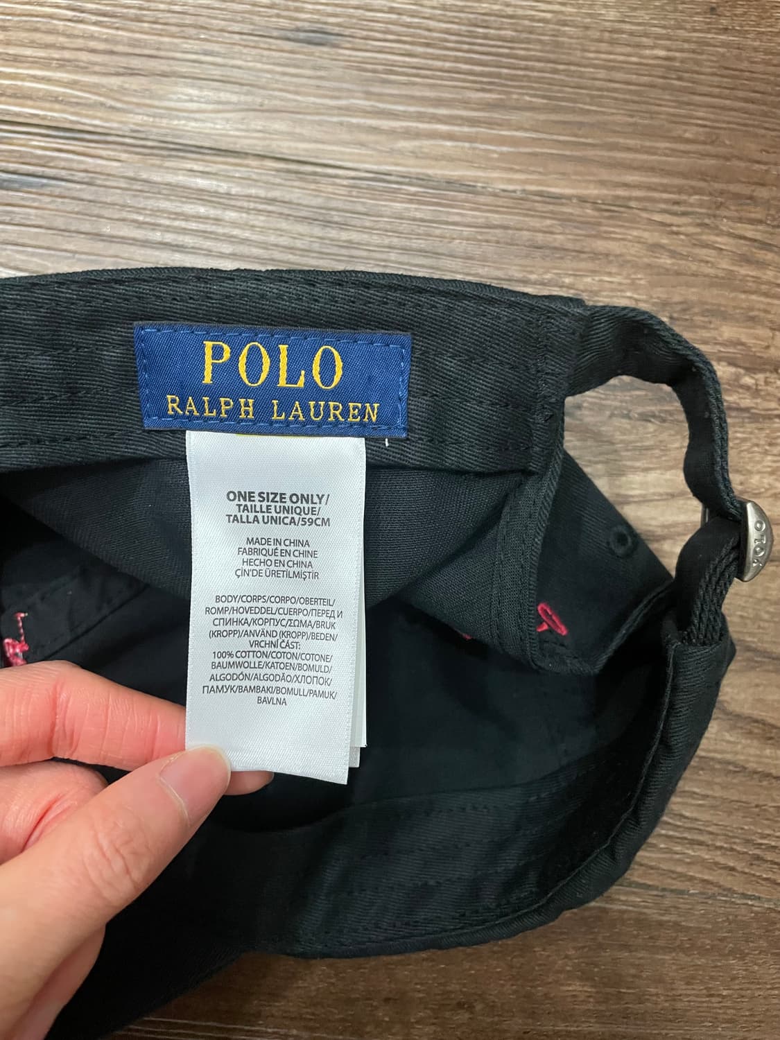 폴로 랄프로렌 블랙 캡모자 볼캡 상품이미지5