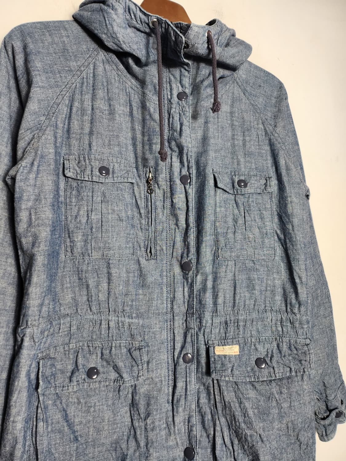 폴로 데님앤서플라이 샴브레이 코튼 후드 자켓 상품이미지3