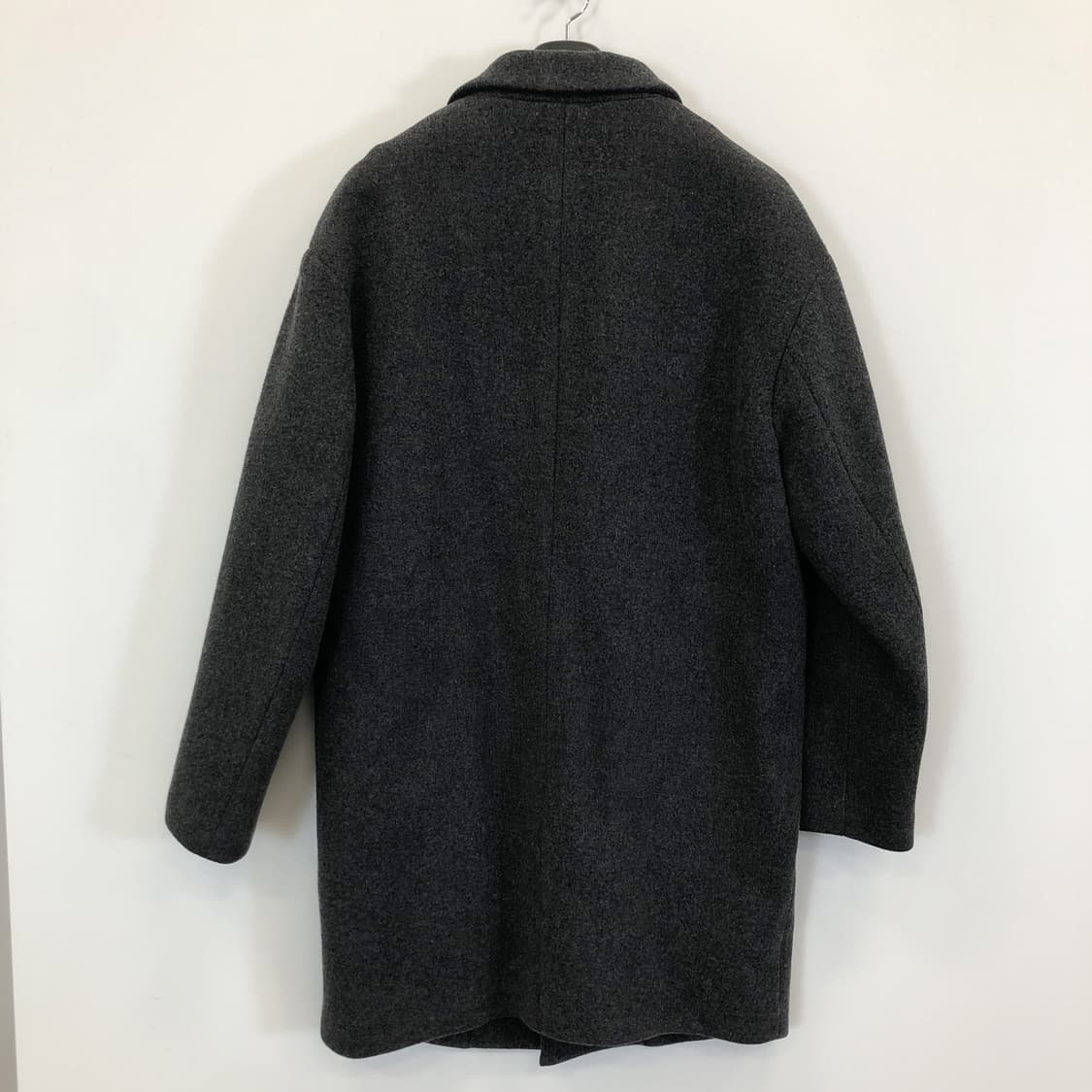 라코스테 누빔 그레이 울 코트 100 사이즈  상품이미지4