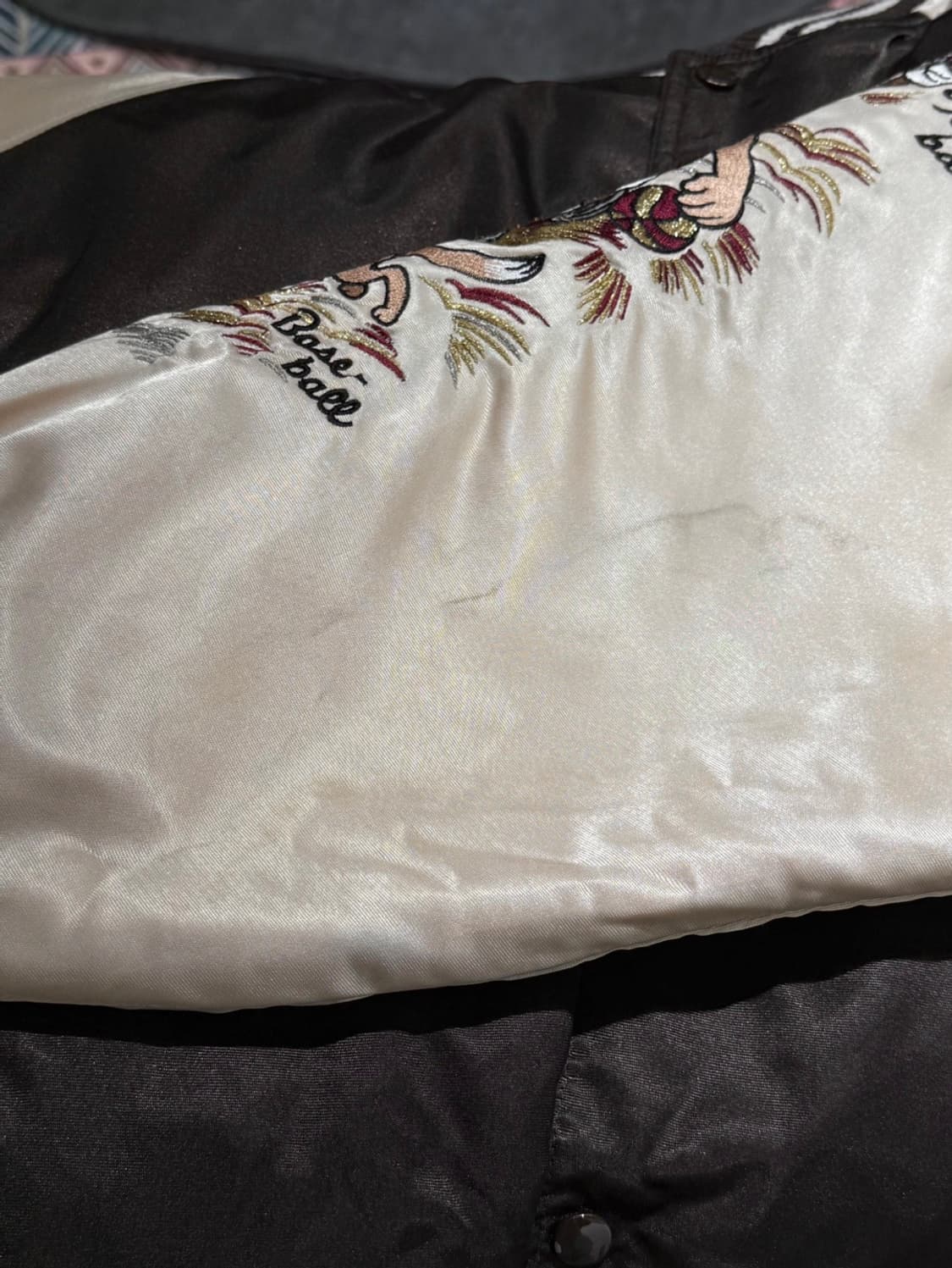 캡틴 산타 브라운 스포츠 자수 스카쟌 자켓 상품이미지8