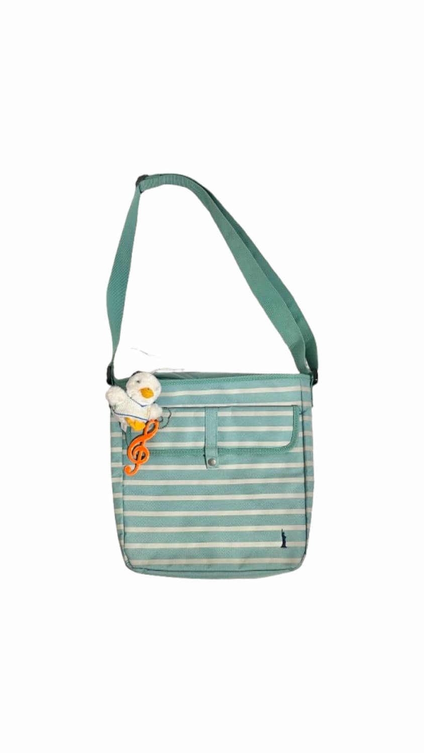 이스트보이 민트 스트라이프 크로스백 🍵 상품이미지1