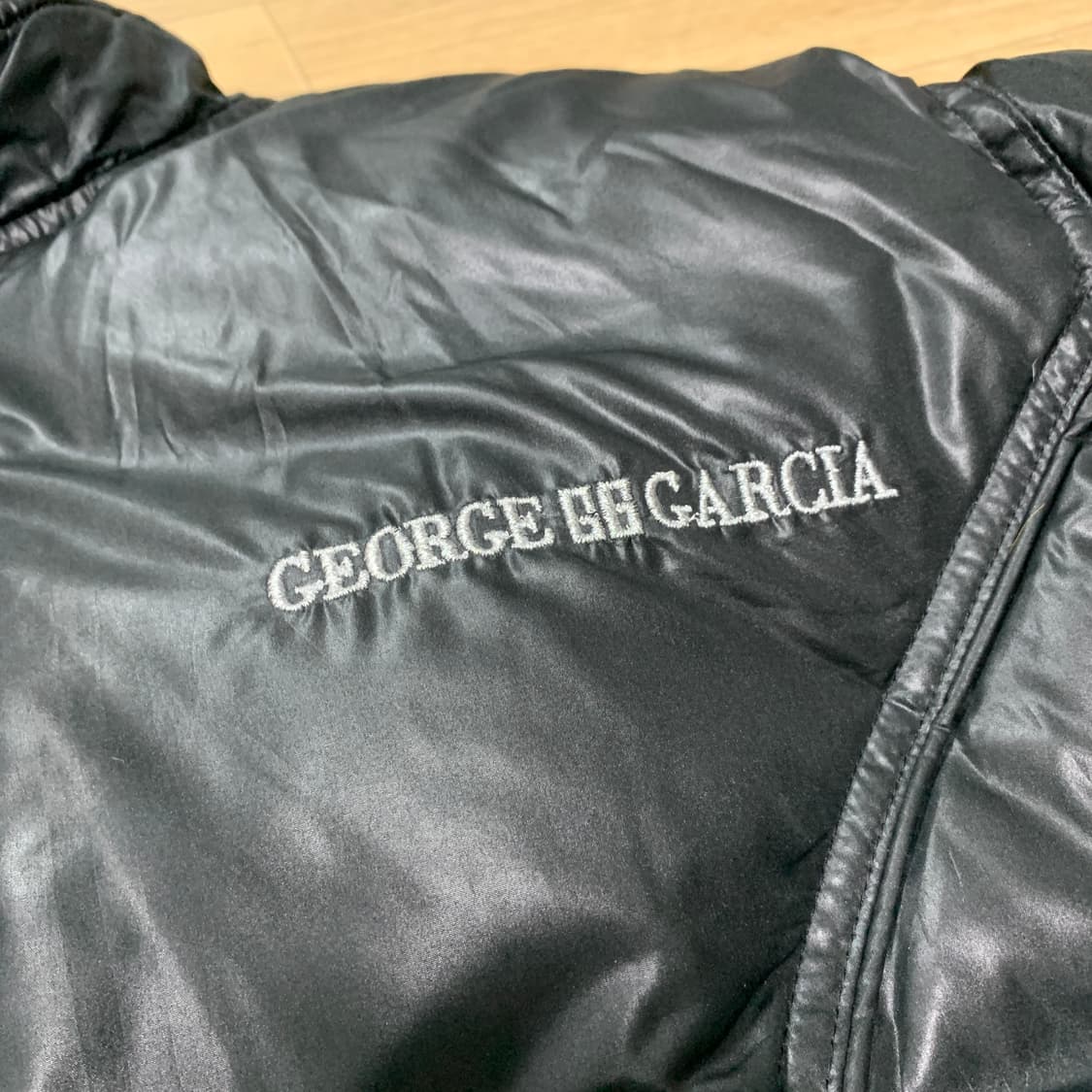 100)조지가르시아 레이싱패턴 덕다운패딩 상품이미지4