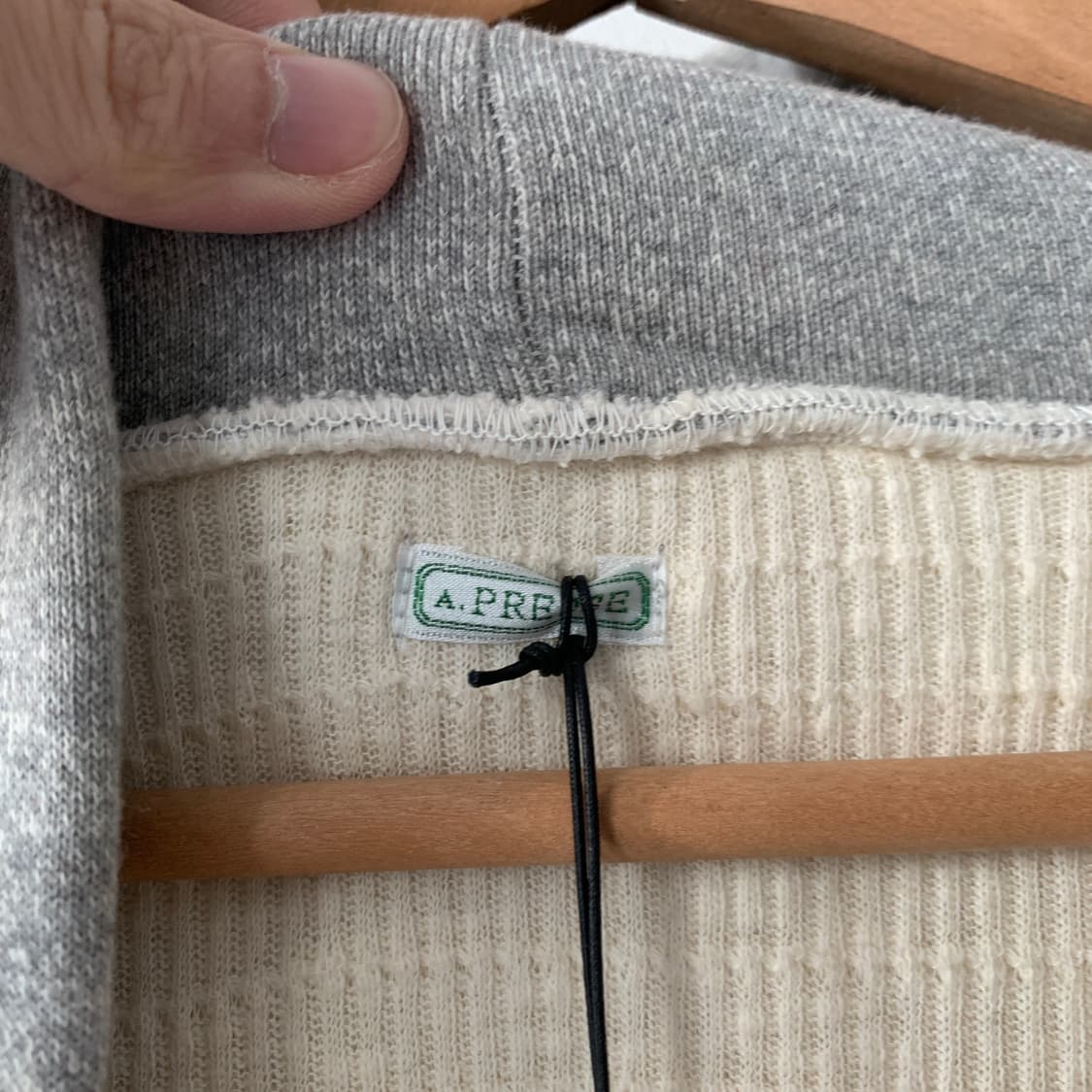 24fw 빈티지 스웻 후드집업 상품이미지8