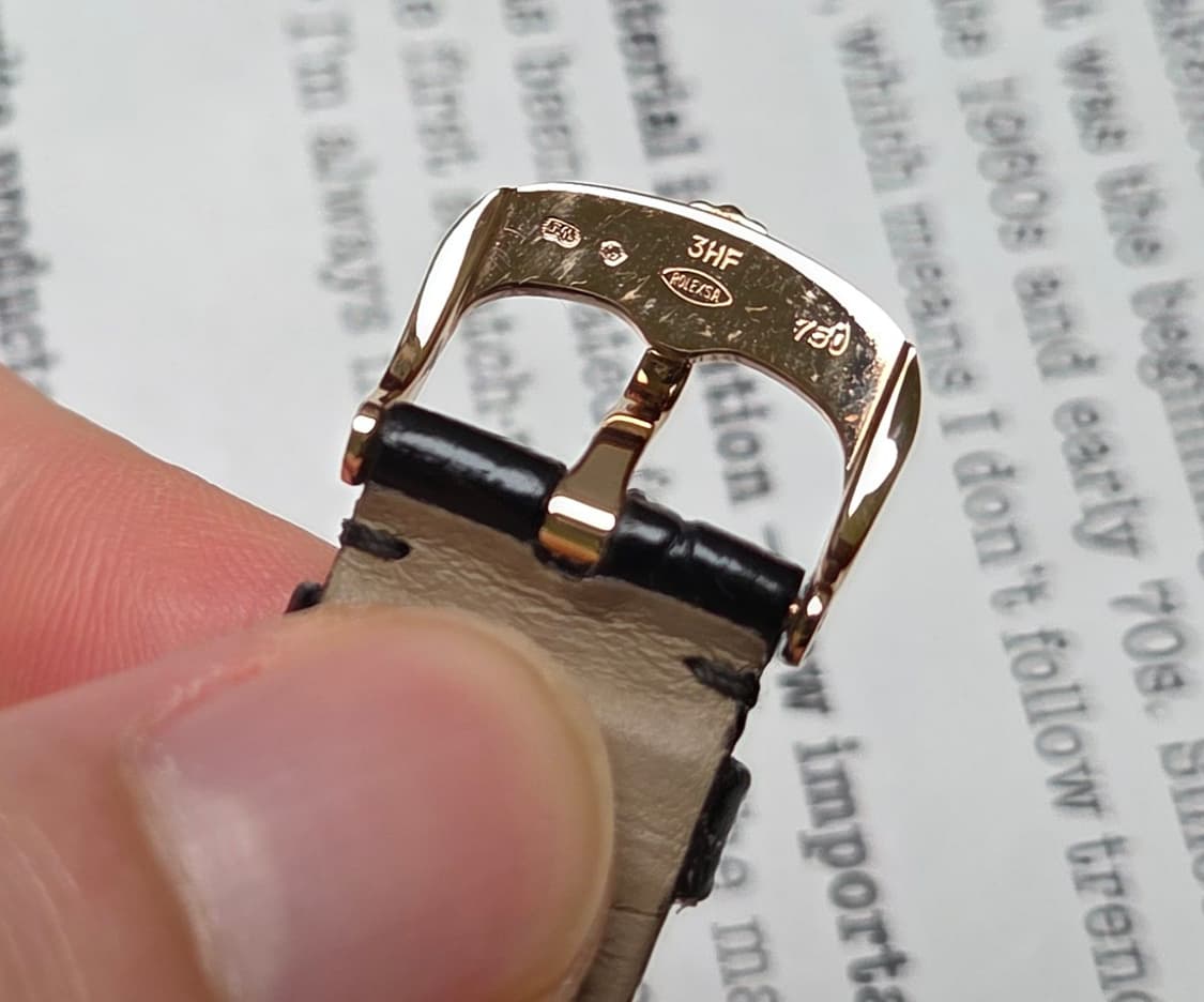 레어] 롤렉스 셀리니 50505 18K로즈골즈 올금통 화이트판 남성용 상품이미지8