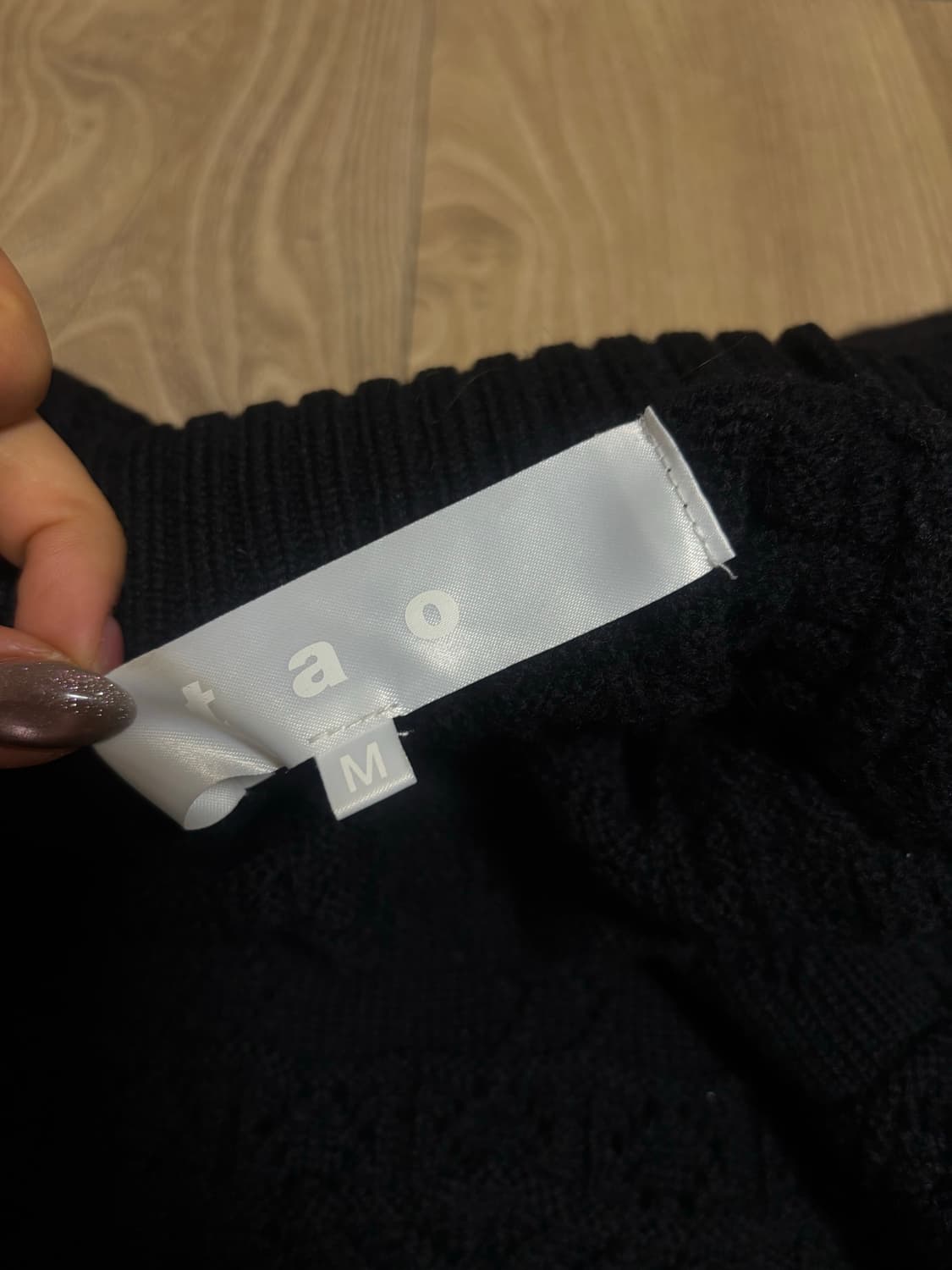 Tao commedes garcons 목폴라 울 니트 상품이미지5