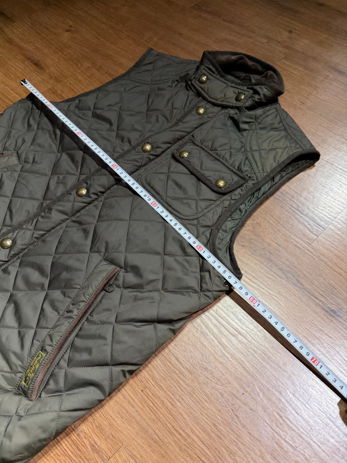 폴로 퀼팅 베스트 올리브 상품이미지9