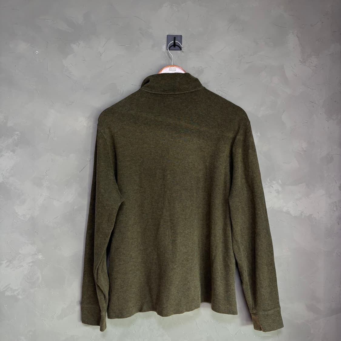 폴로 랄프로렌 니트 반집업 카키 상품이미지4