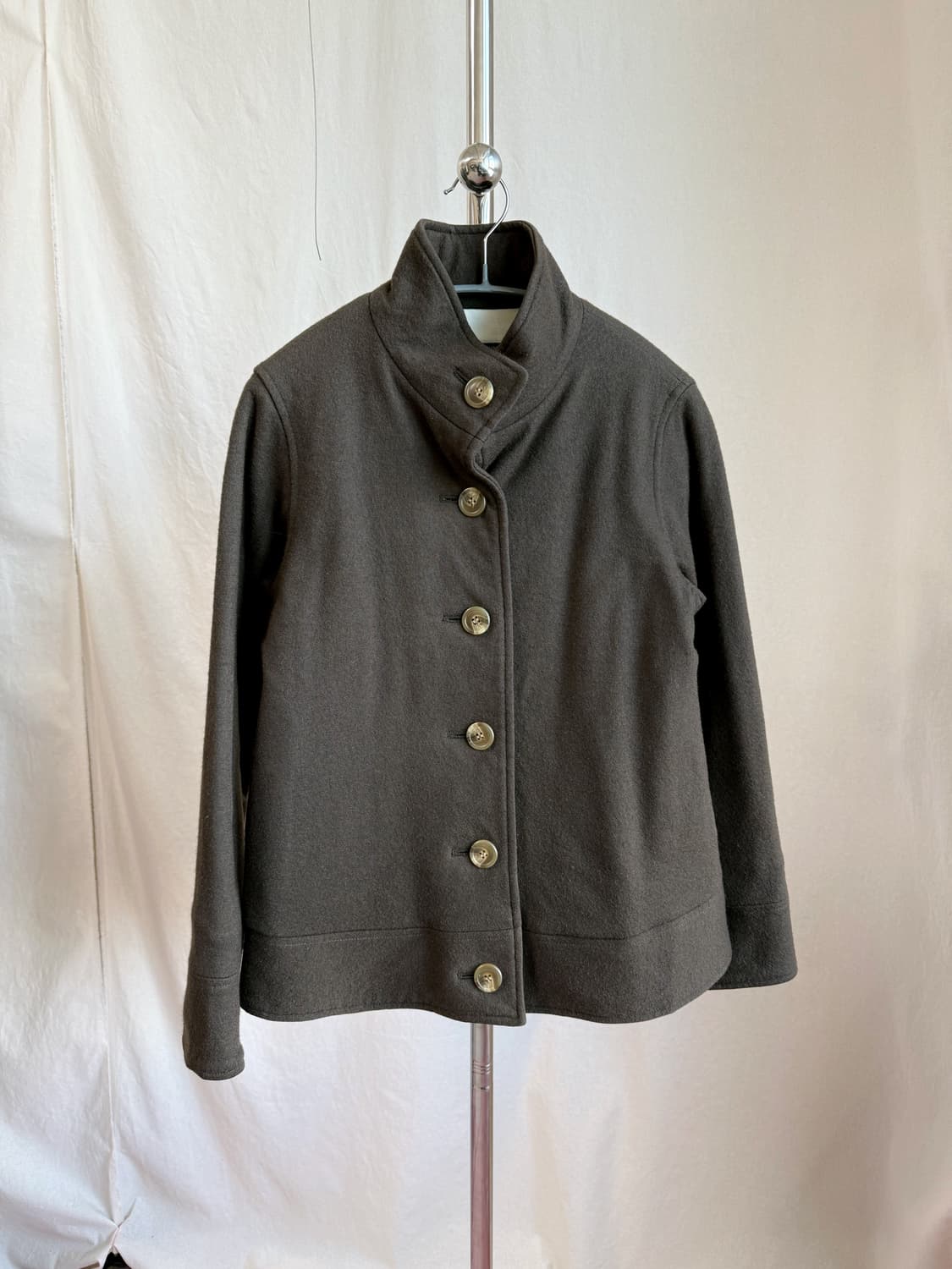 Hitomi Hiroshima 퀼티드 하이넥 자켓 상품이미지5