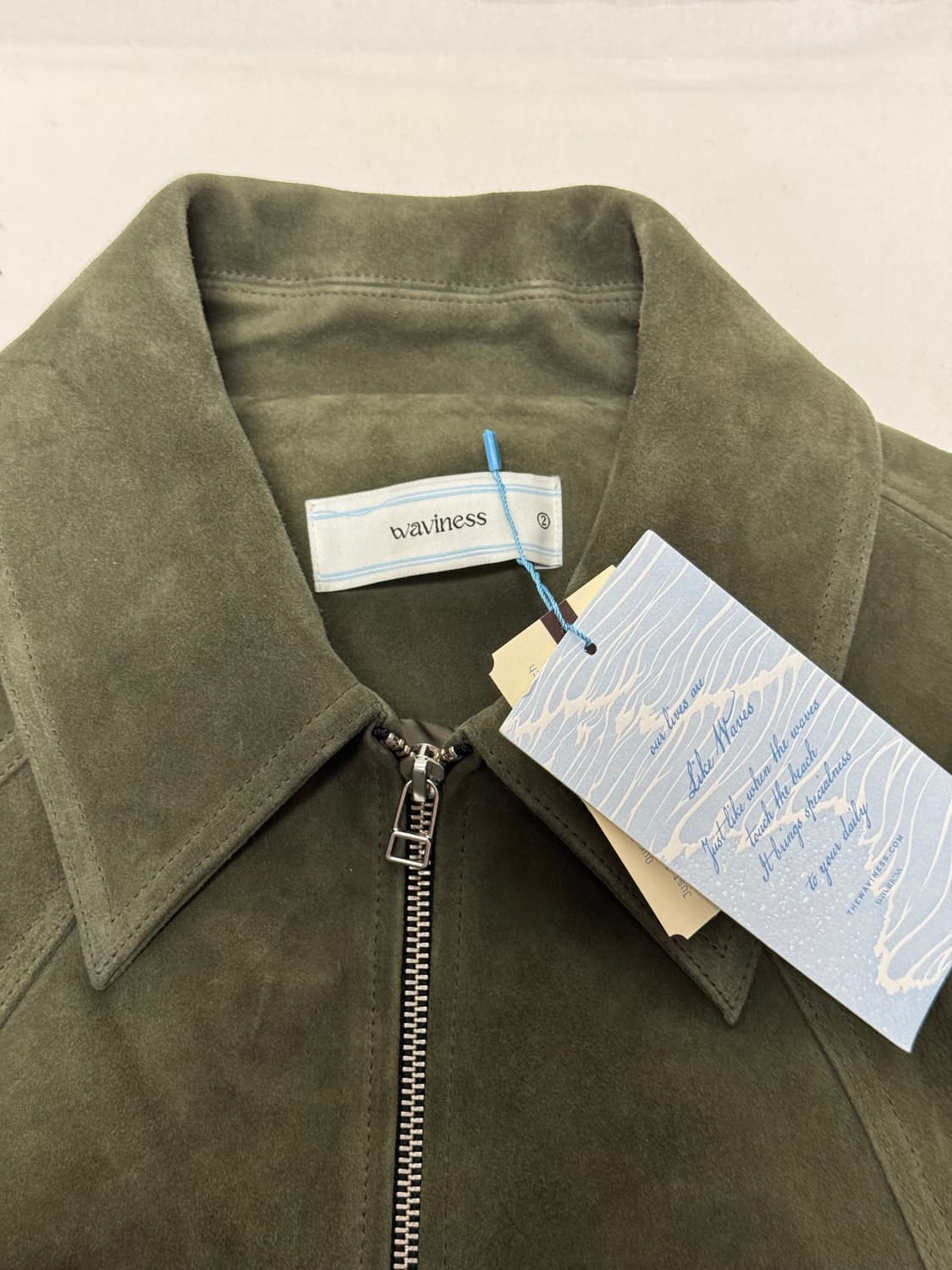 웨이비니스 / 써지 크롭 스웨이드 (그린) / 2 상품이미지3