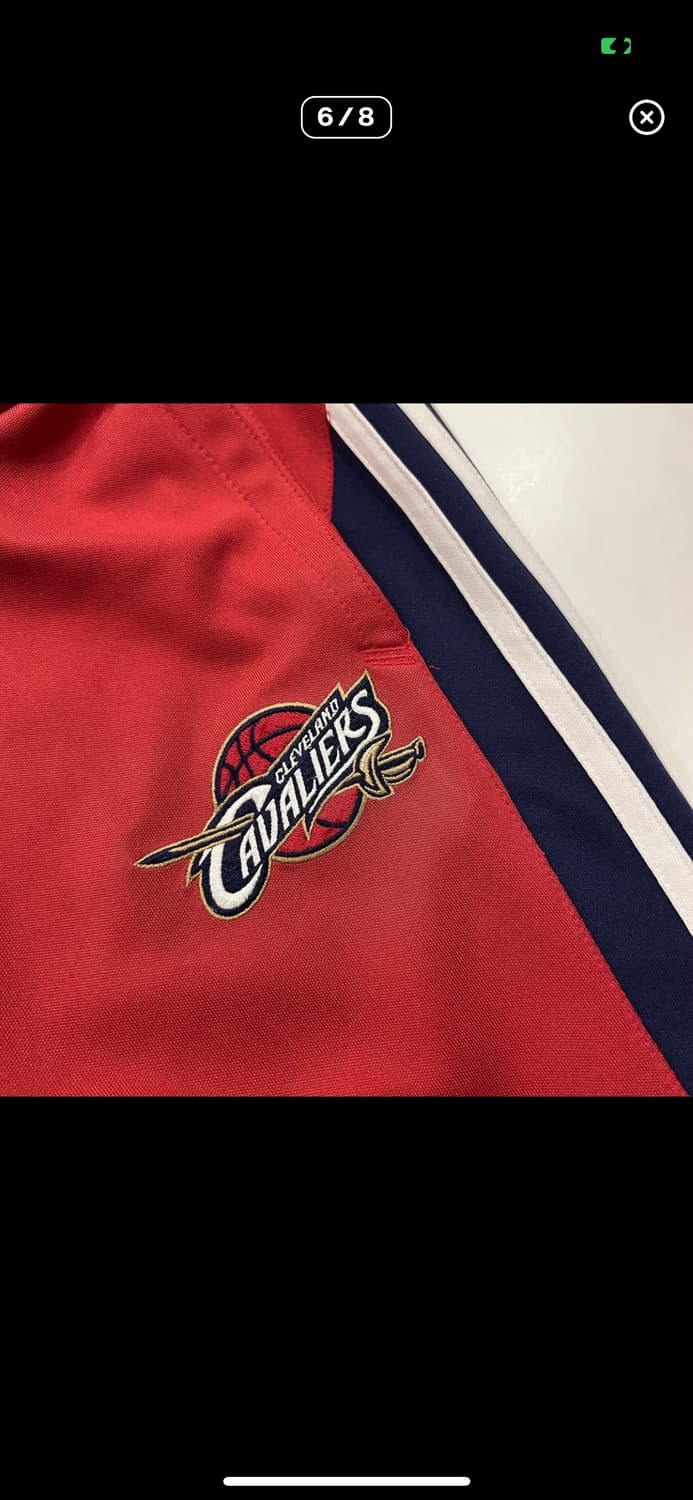 [S] 아디다스 NBA 버튼 트랙 팬츠 레드 A259 상품이미지6