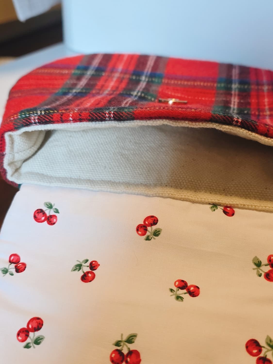 핸드메이드 체리 파우치 상품이미지4