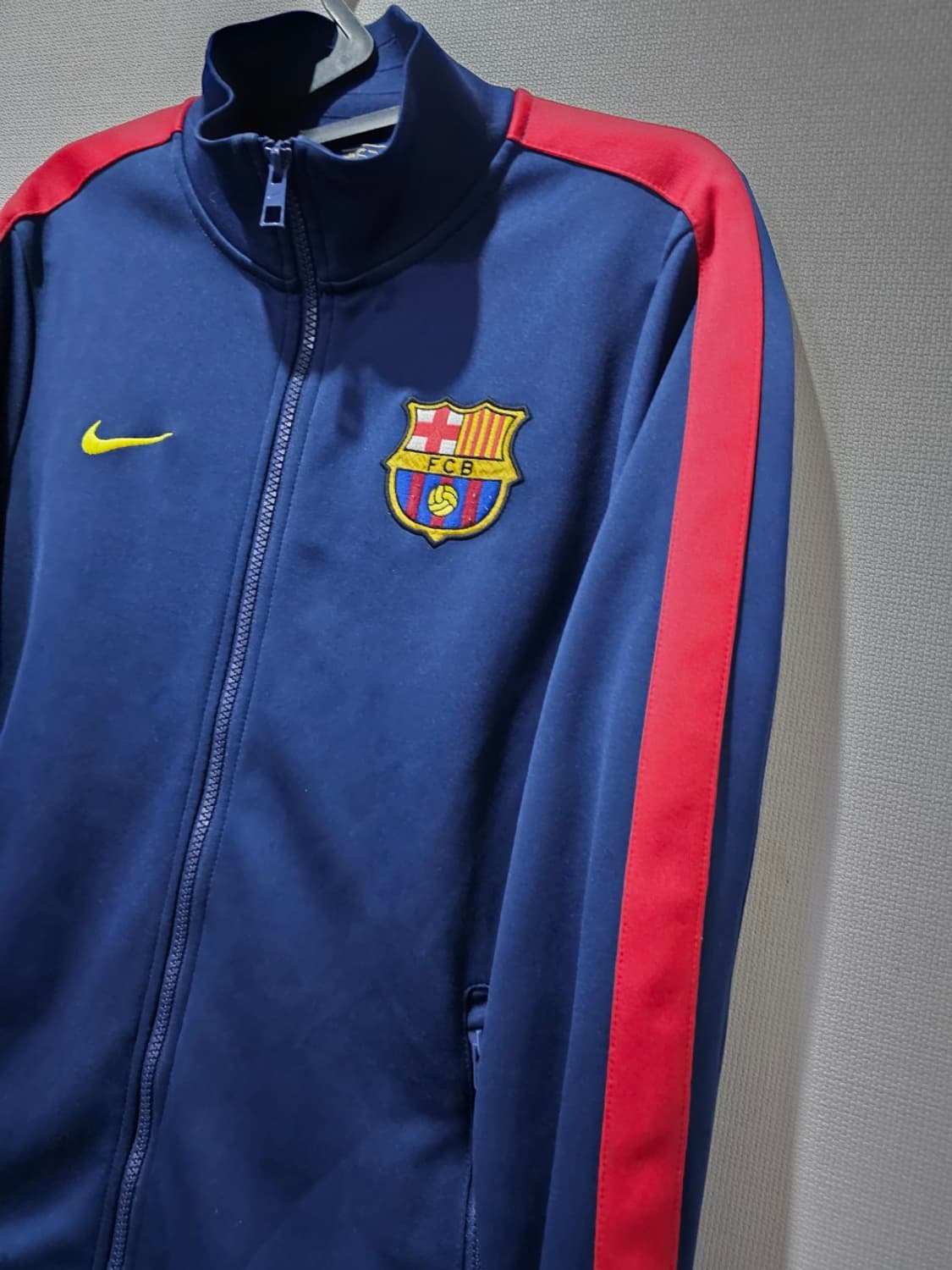 나이키 FC바르셀로나 져지 트랙탑 집업 95 / M 상품이미지2