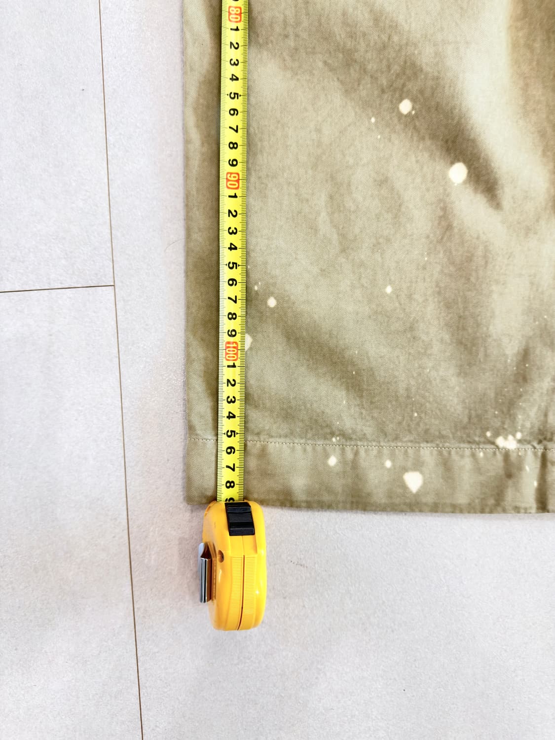 [4]26ss 오라리 가먼츠다이 원턱 치노팬츠 베이지 (와이드핏 상품이미지9