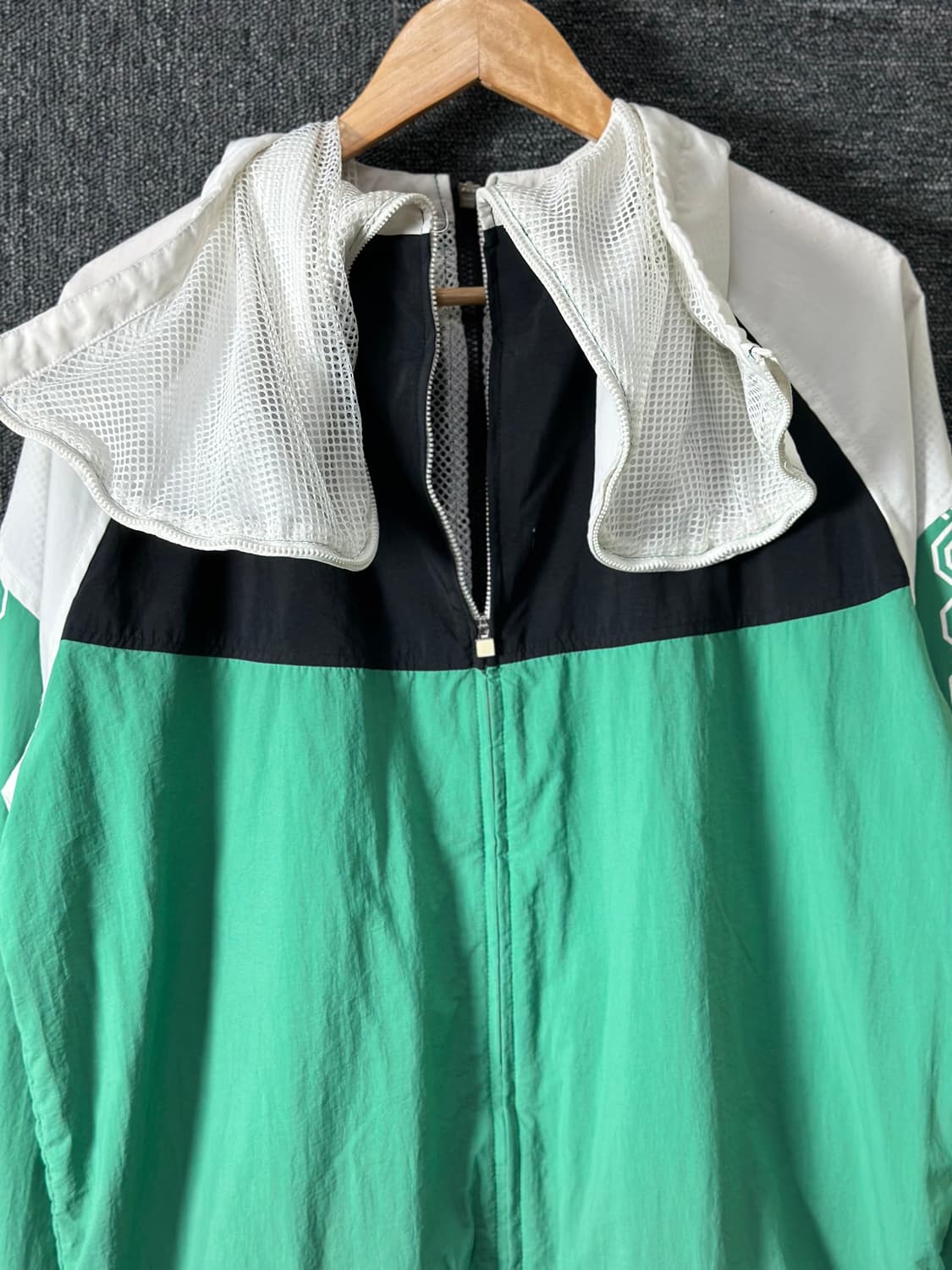 나이키 윈드러너 바람막이 그린/블랙/화이트 L 상품이미지6