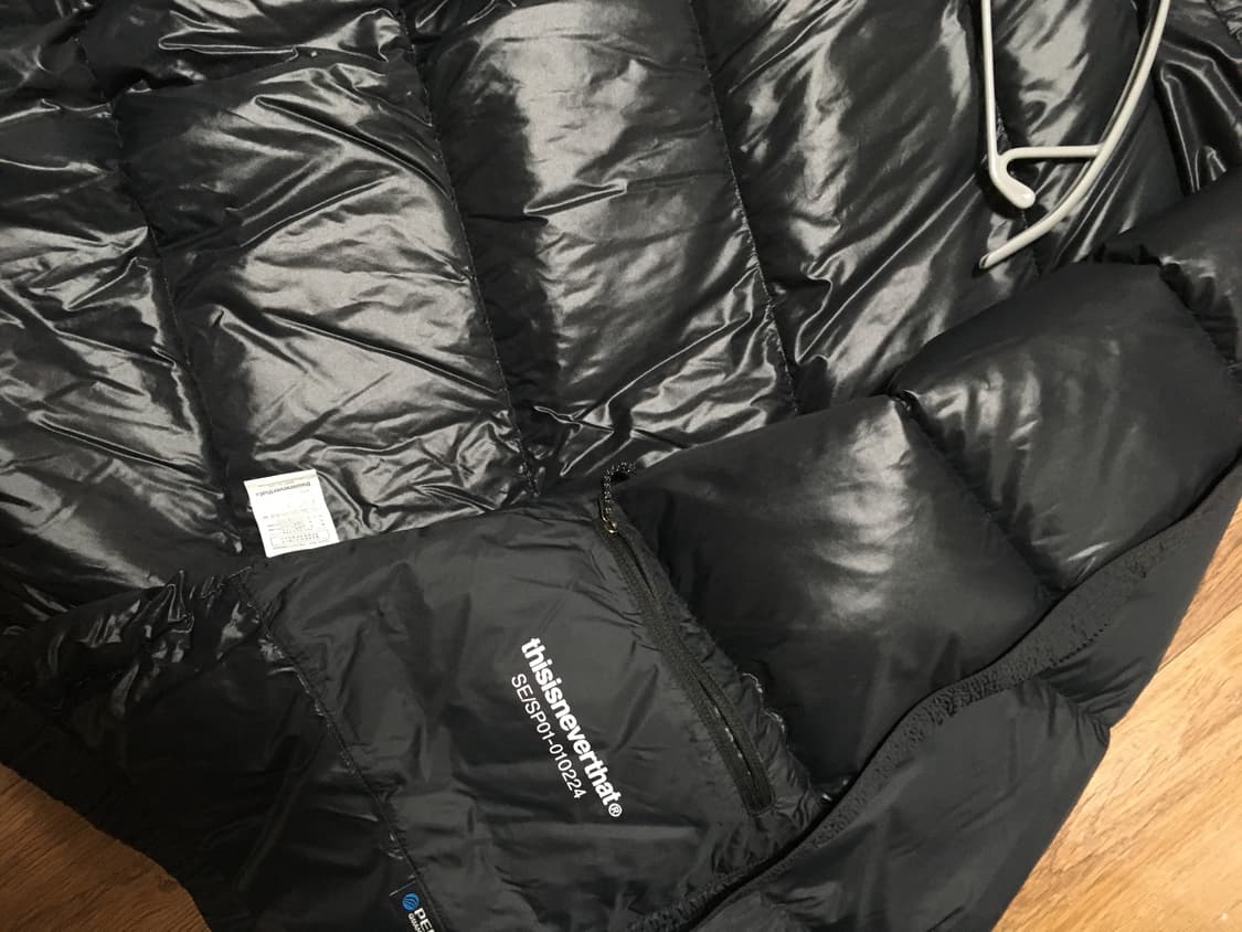 디스이즈네버댓 숏패딩 블랙 XL 상품이미지4