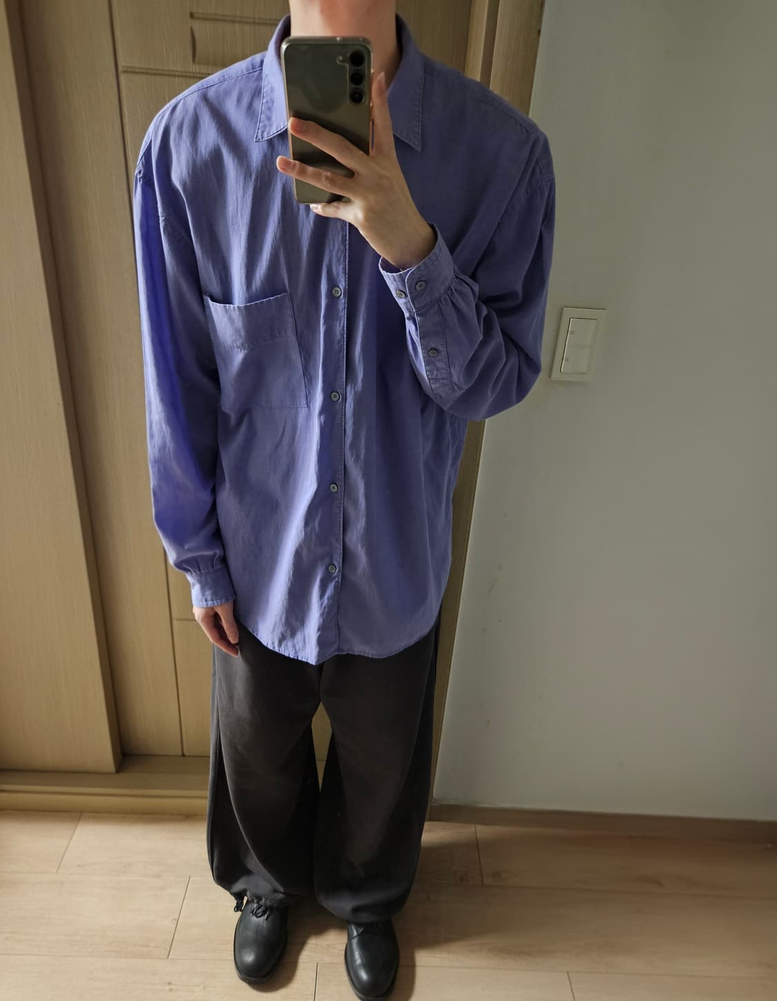 폴리테루 퍼티크 팬츠 워시드그린 상품이미지3