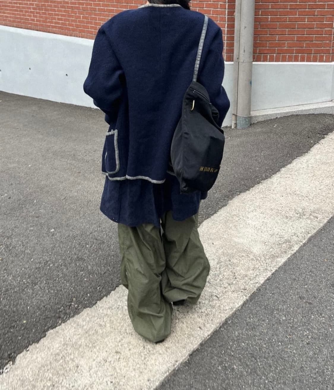 [OS] MEN’S BIGI 울100% 네이비 가디건 상품이미지1