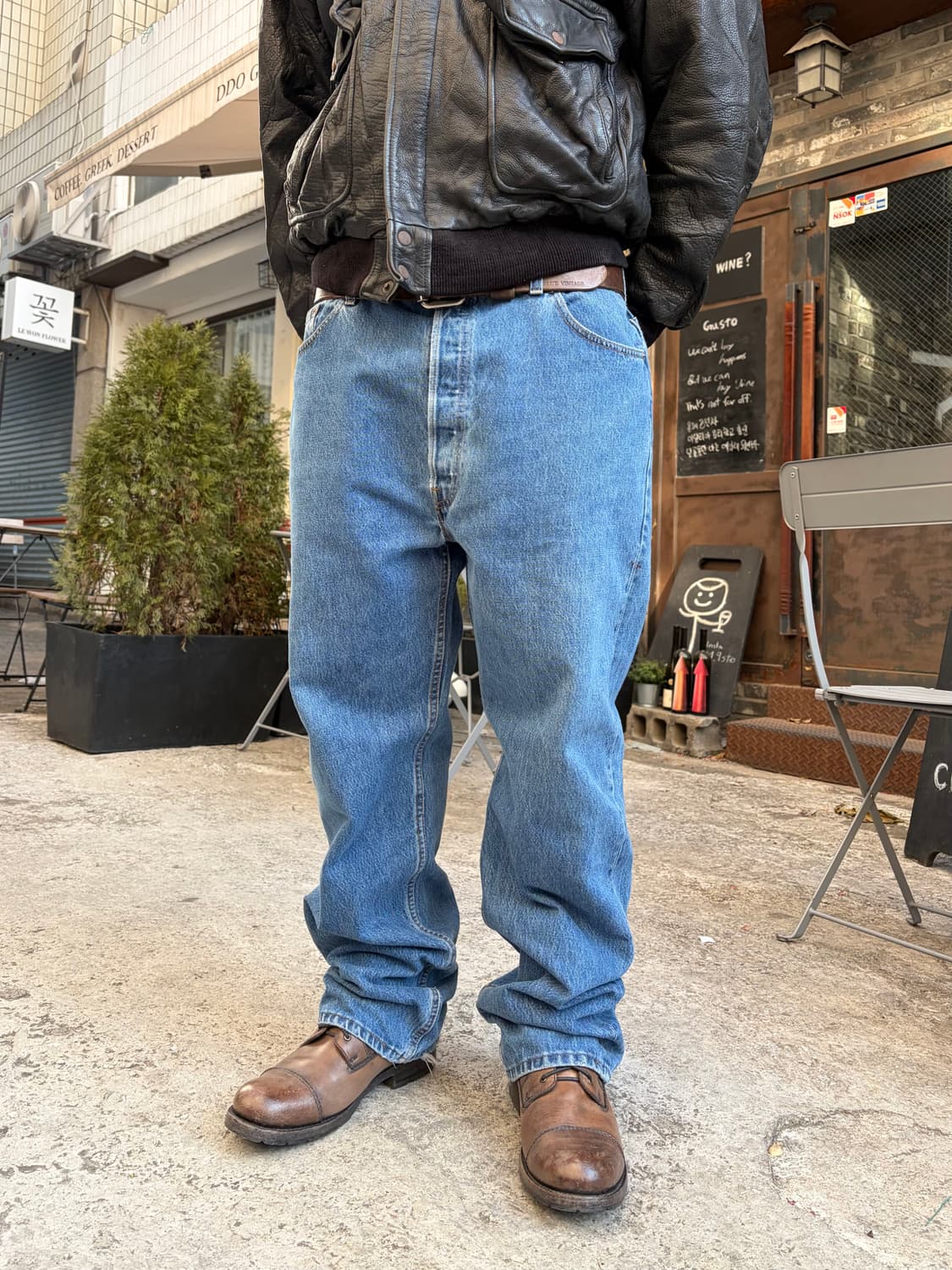 90’s Levi’s 501 523 USA denim pants 상품이미지2