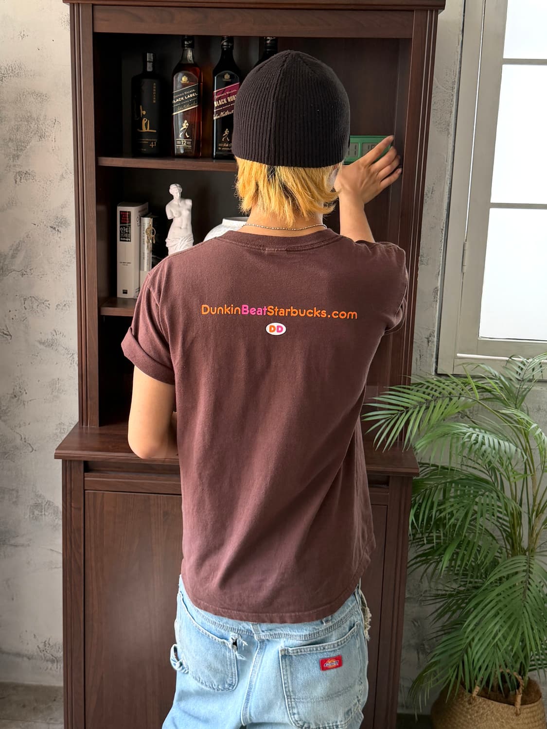 빈티지 반팔 티셔츠 던킨도너츠 스타벅스 상품이미지4