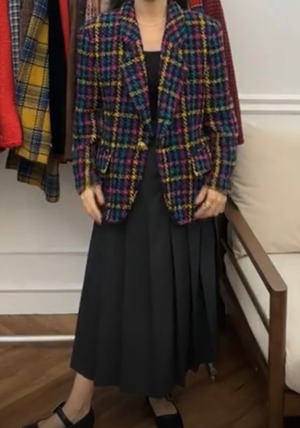 멀티컬러 빈티지 트위드 상품이미지3