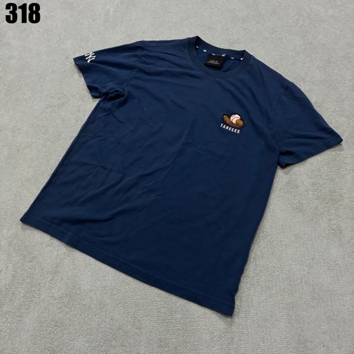 MLB 네이비 반팔티 상품이미지1