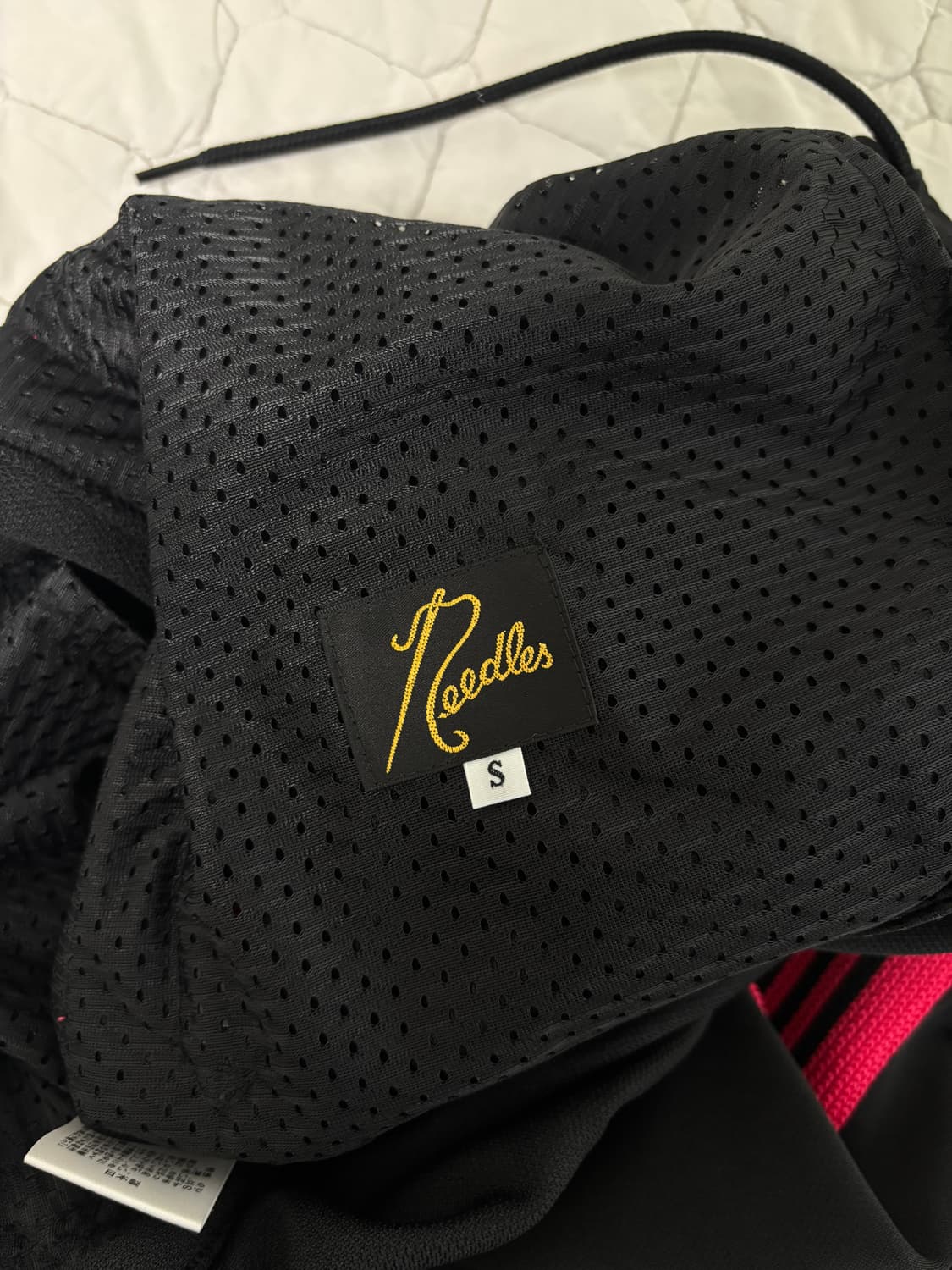 [S] 니들스 Needles JW 별주 H.D 트랙팬츠 블랙/핑크 상품이미지8