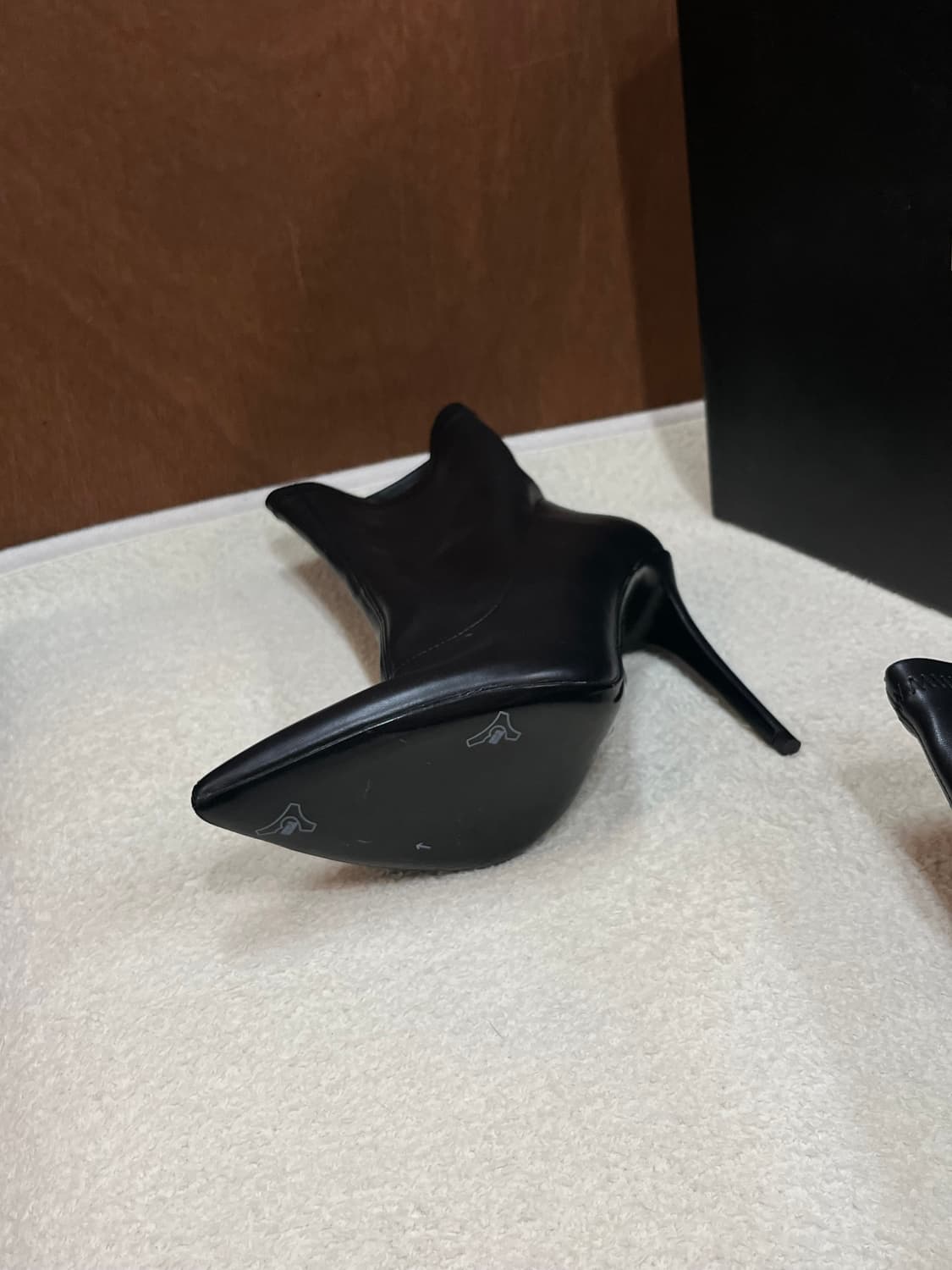 (데드스탁)DEISEL 디젤 부츠 힐 블랙 상품이미지6