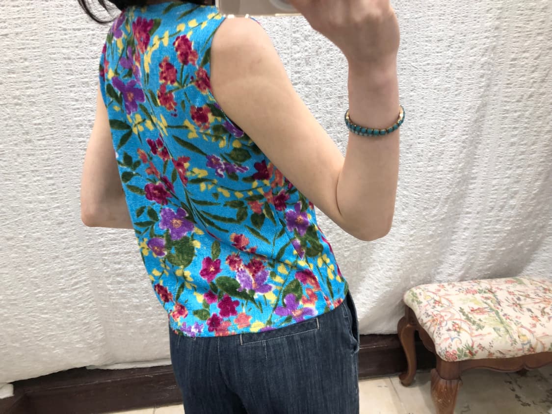 Floral pop sleeveless 상품이미지4