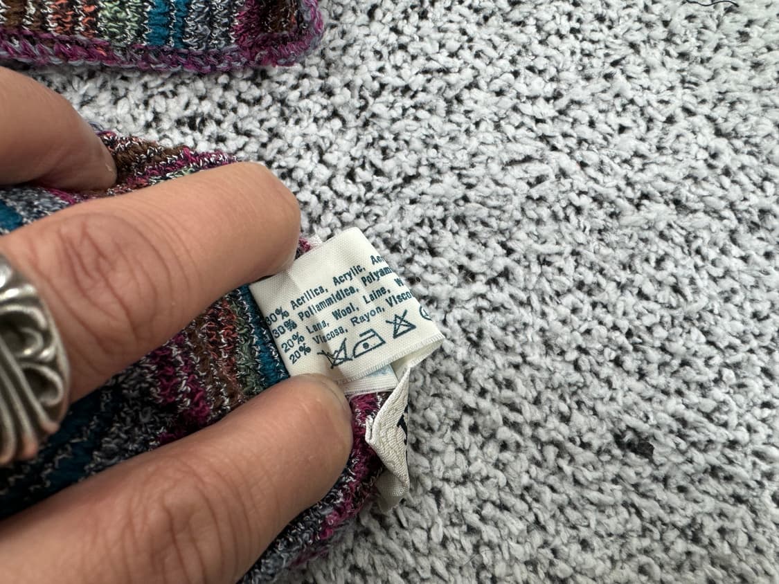 미쏘니 울혼방 멀티컬러 이테리 메이드 머플러 상품이미지3