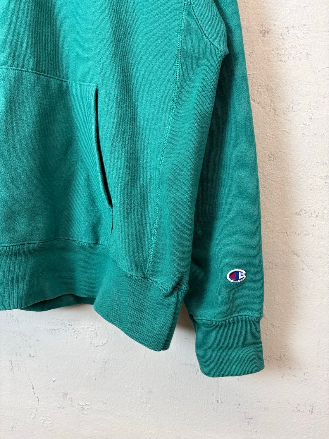 챔피온 리버스위브 후드티 그린 상품이미지3