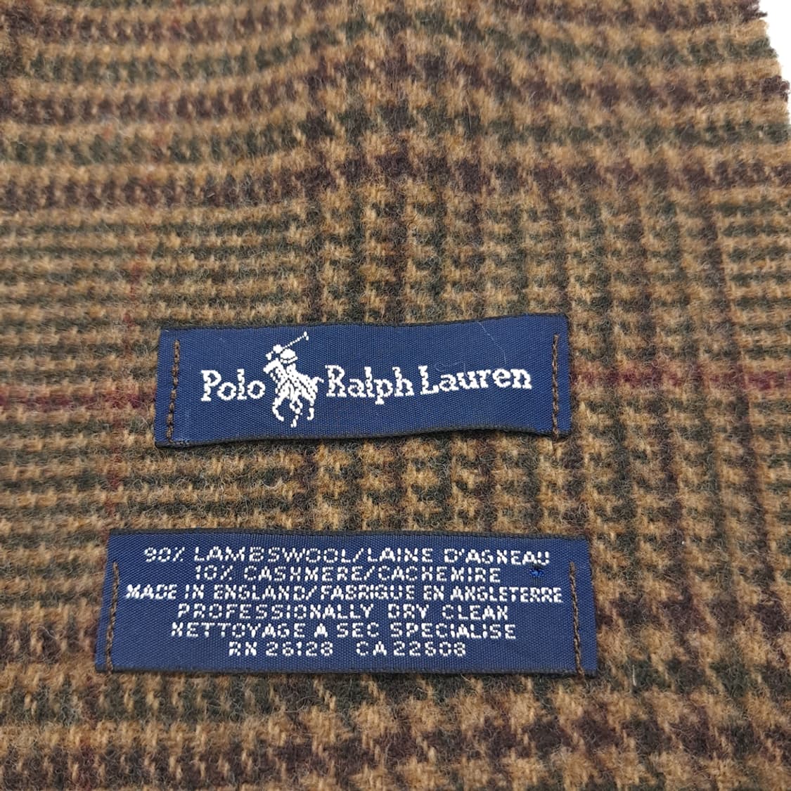 MX365 폴로 랄프로렌 캐시미어 블렌드 글렌체크 머플러 상품이미지6