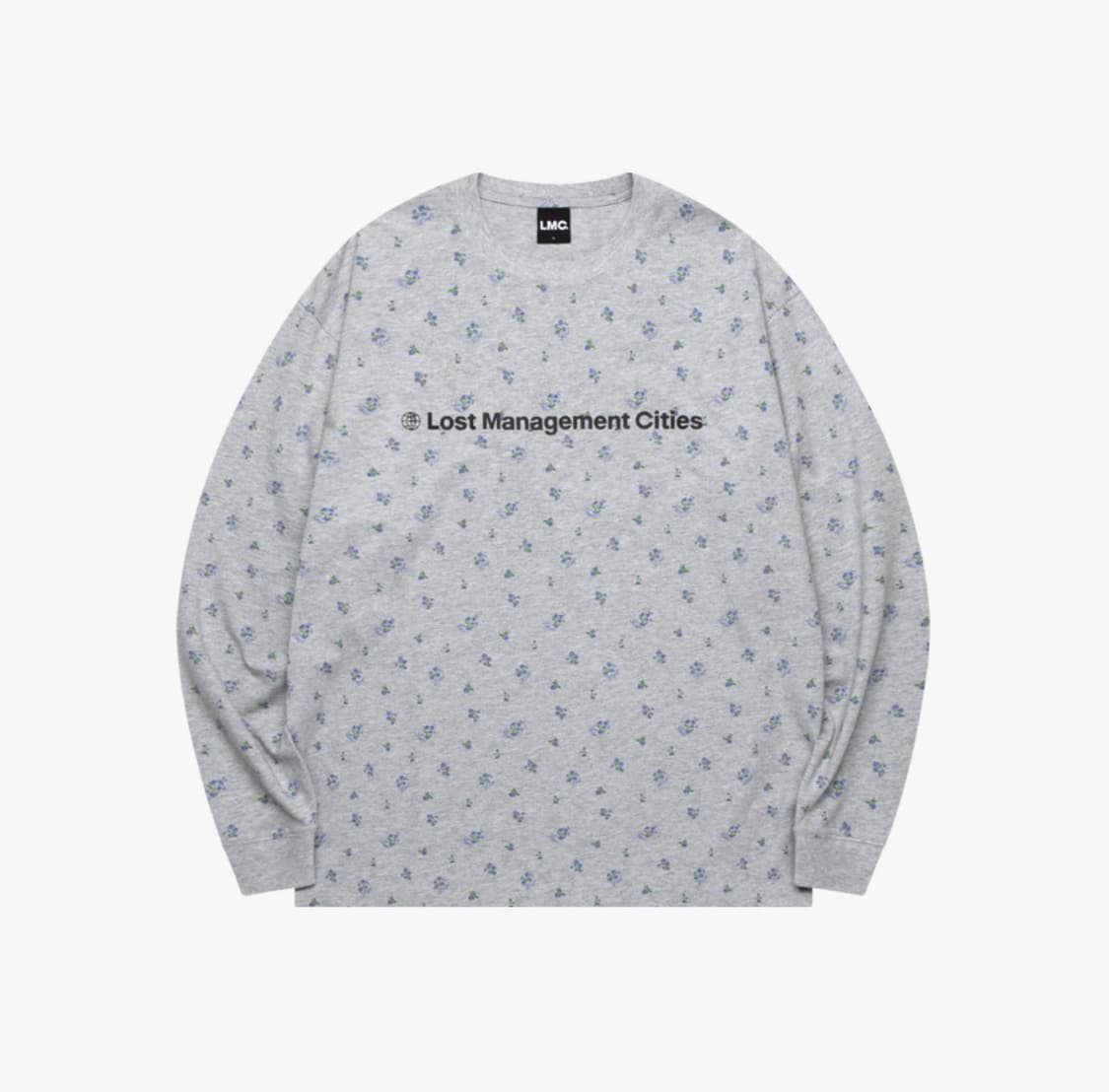 LMC FN OG LONG SLV TEE flower 그레이 상품이미지1