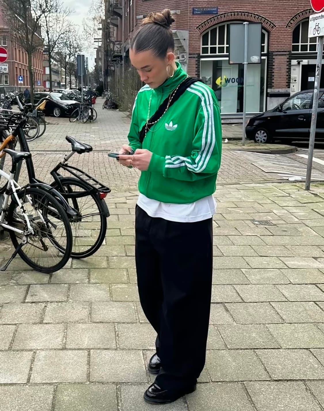 아디다스 구형 파이어버드 트랙탑 져지 그린 (XXL) 상품이미지1