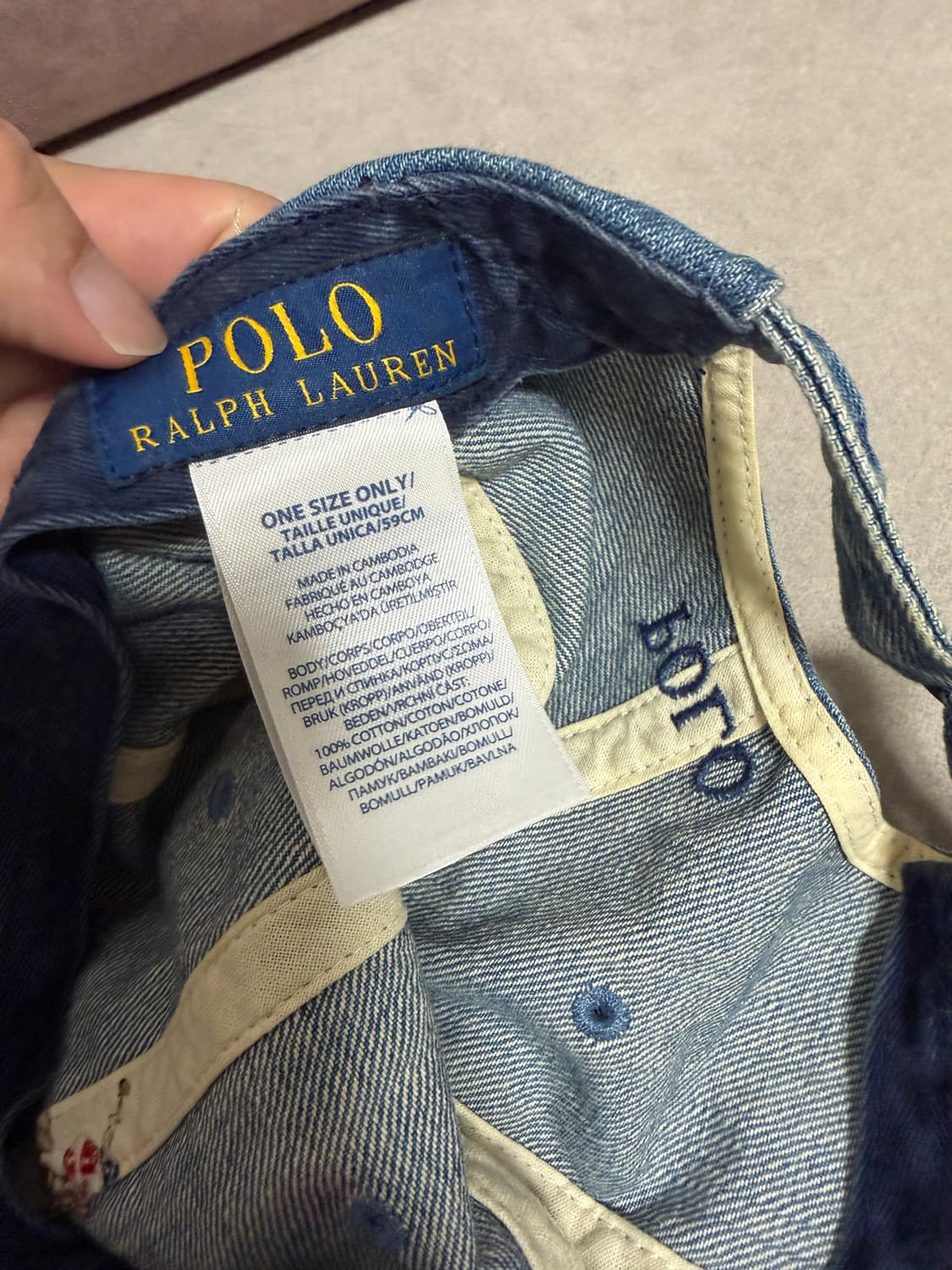 폴로모자 청 상품이미지3