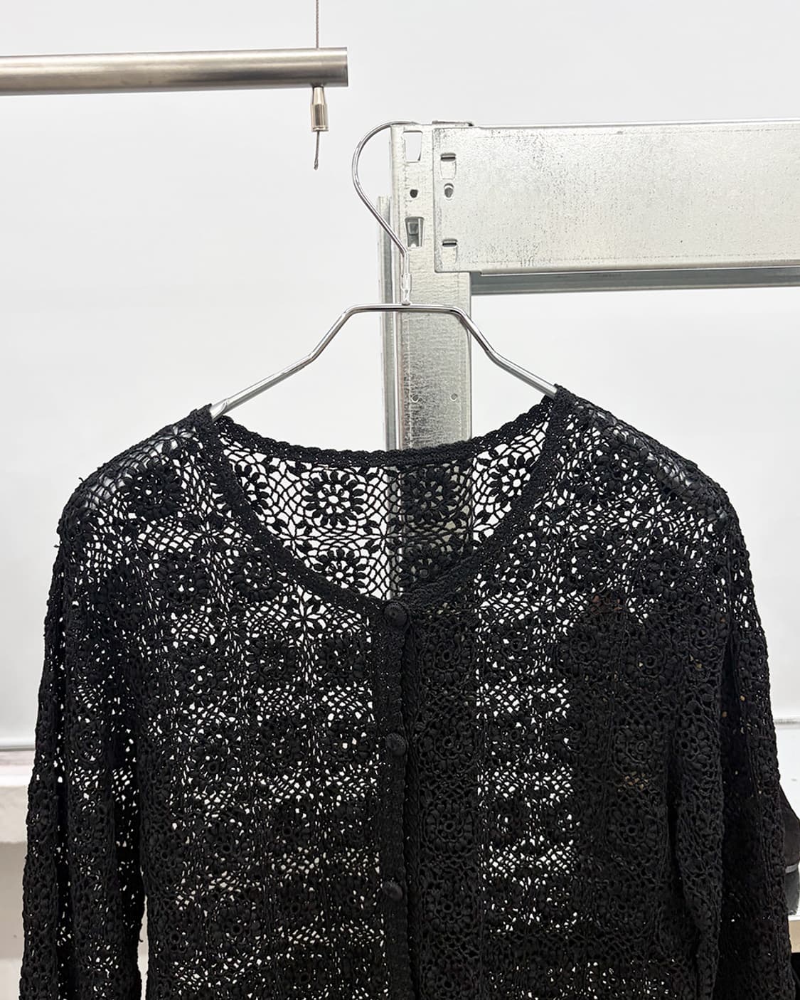 90s 빈티지 핸드 크로쉐 가디건 상품이미지3