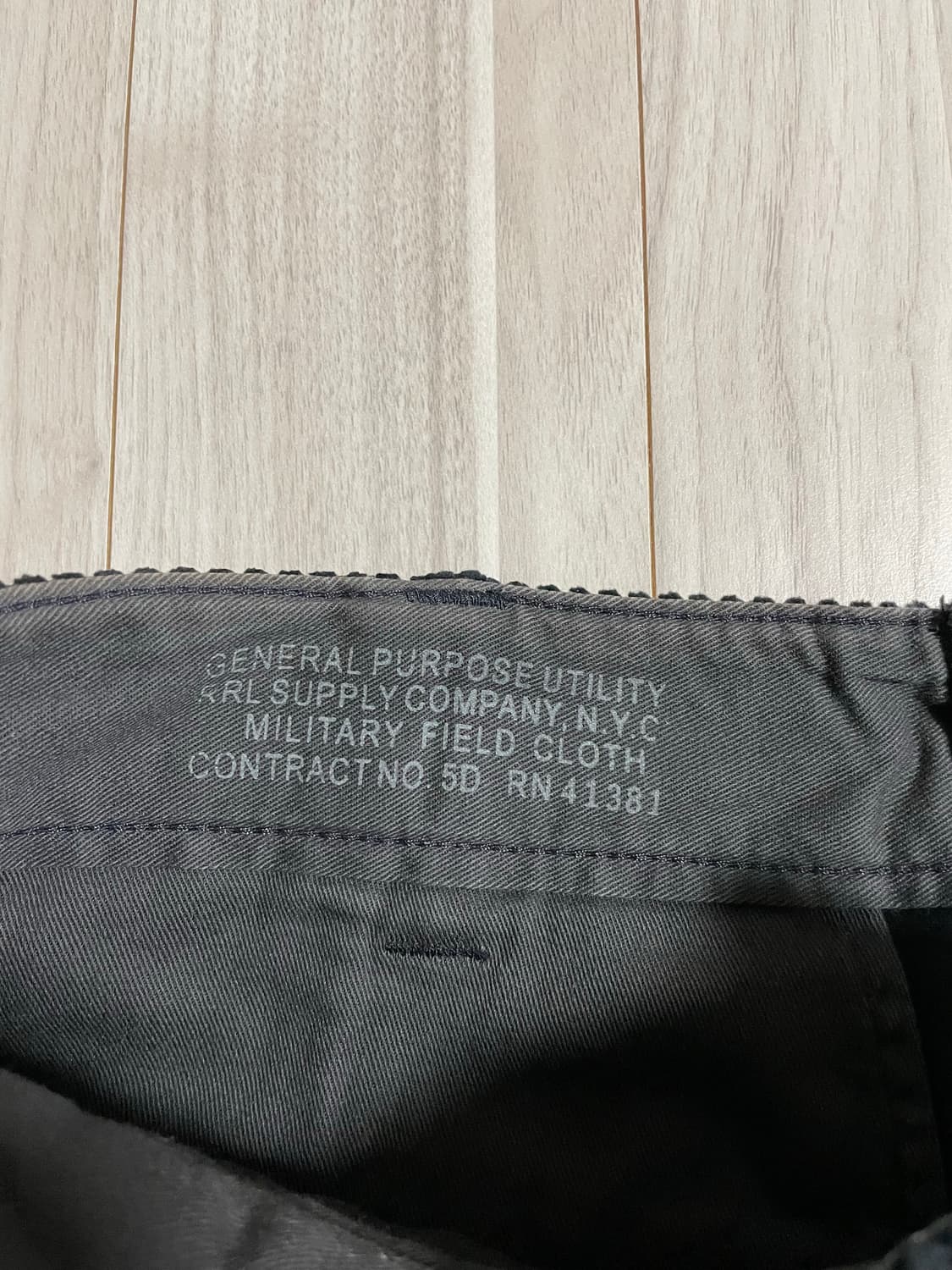 RRL 블랙 코듀로이 팬츠(30x30) 상품이미지4