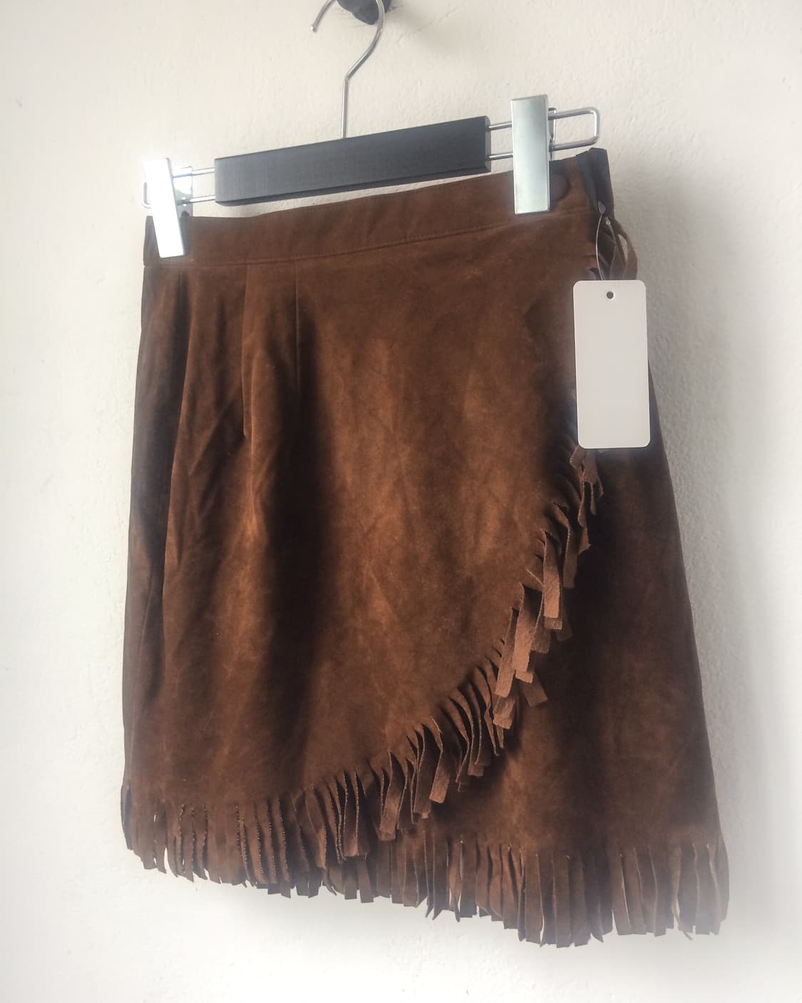 Fringe suede wrap skirt 상품이미지2