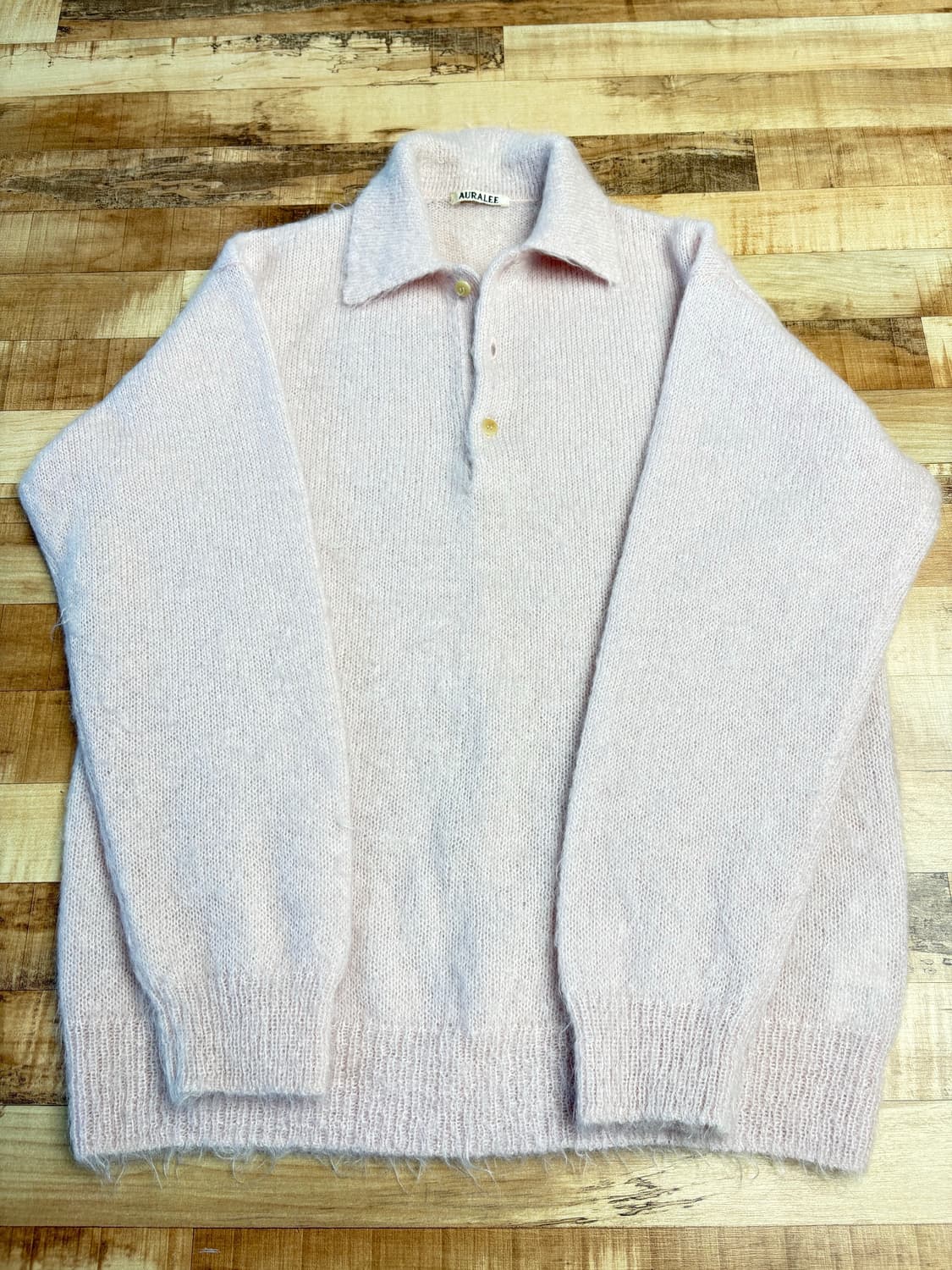 오라리 슈퍼키드 모헤어 니트 핑크 4사이즈 상품이미지1