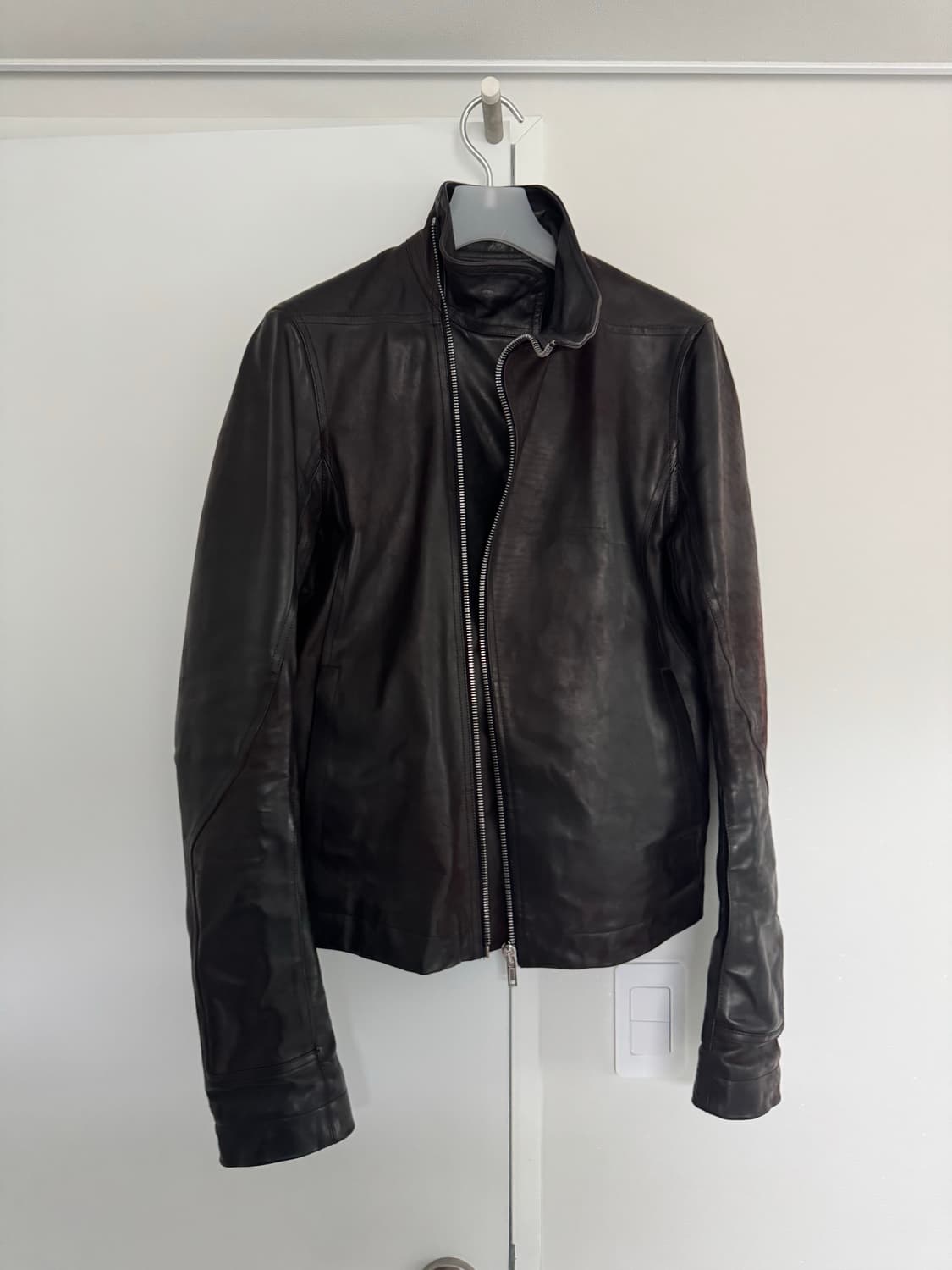 릭 오웬스 17AW 몰리노 레더 자켓 상품이미지2