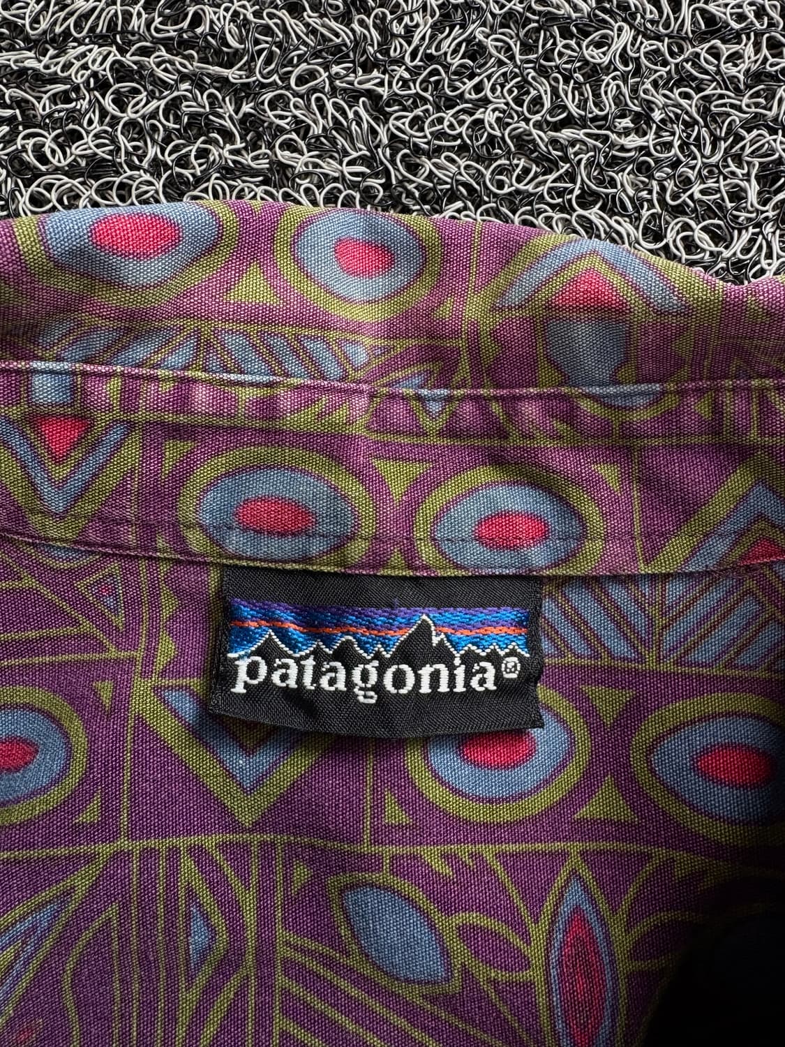 90s 파타고니아 네이티브 아즈텍 인디언 패턴 에스닉 셔츠 2458 상품이미지3