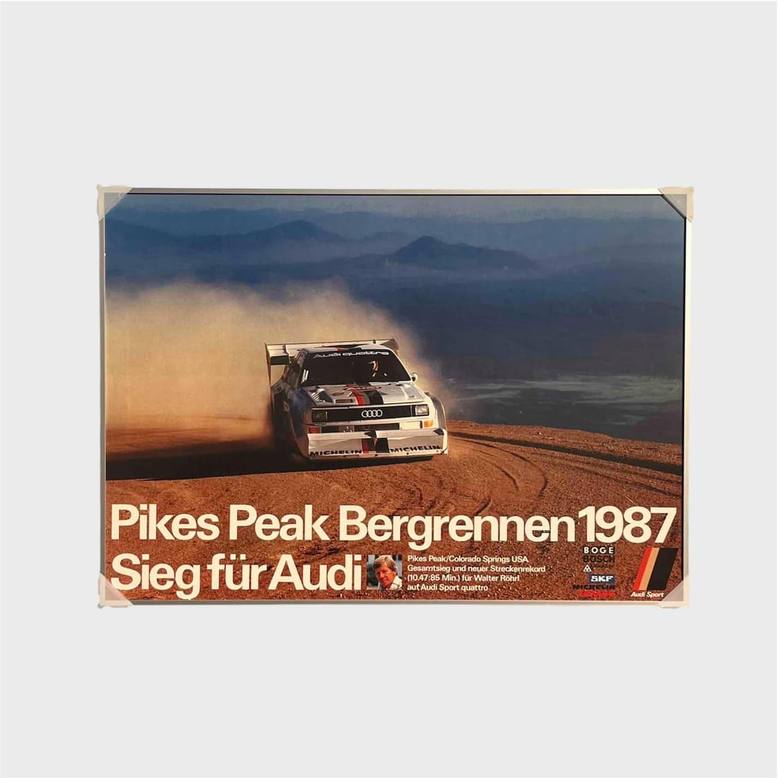 아우디 빈티지 포스터 (액자포함) 상품이미지1