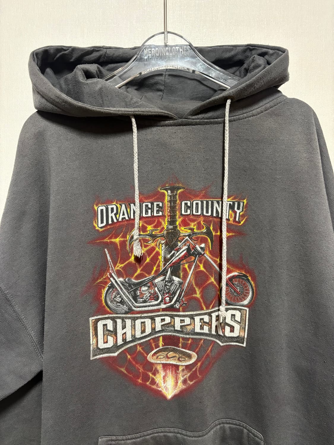 [L] Orange County Choppers 플레임 후드 그레이 상품이미지3