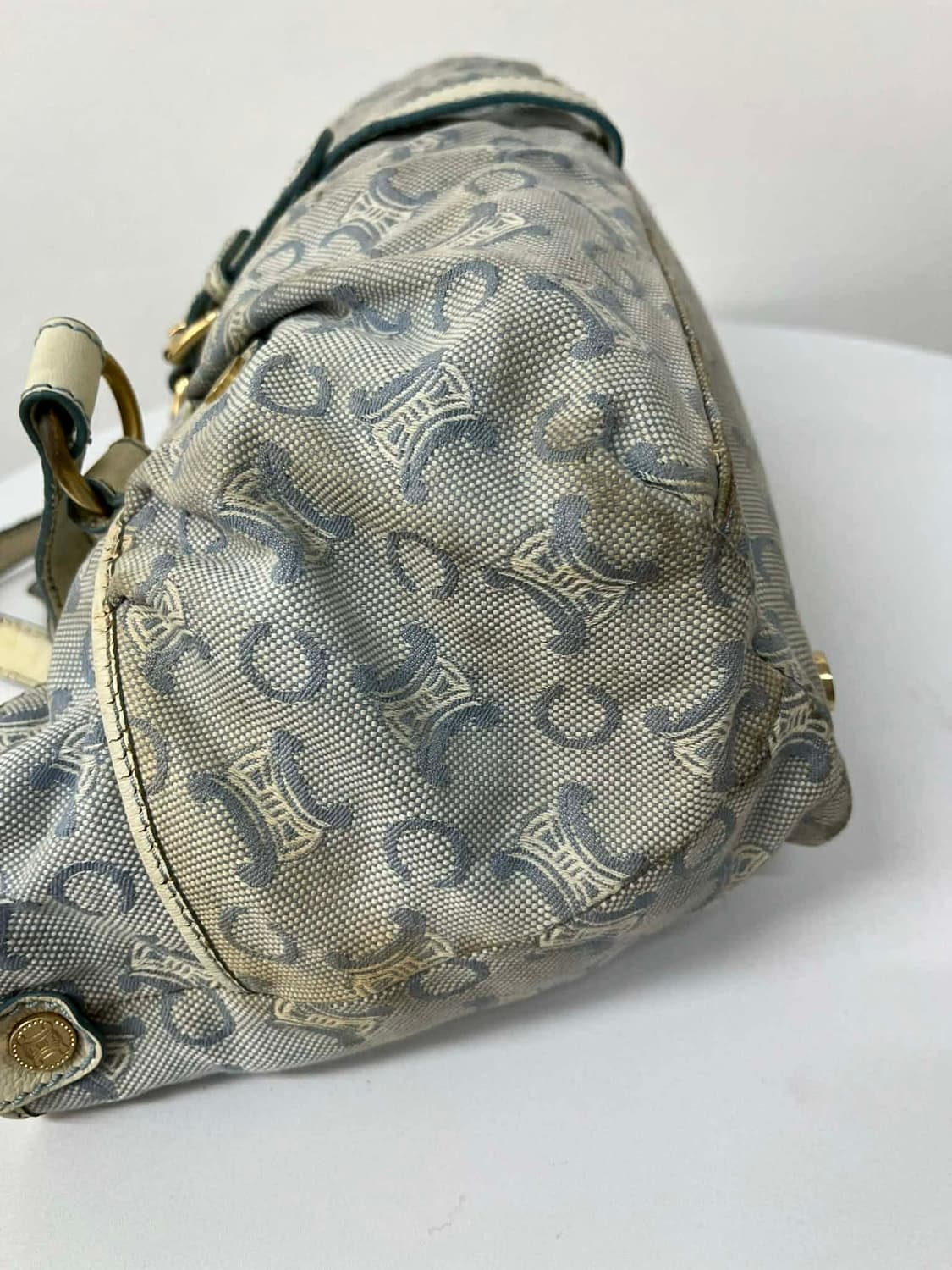 셀린느 빈티지 마카담 캔버스 숄더백 토트백 상품이미지8