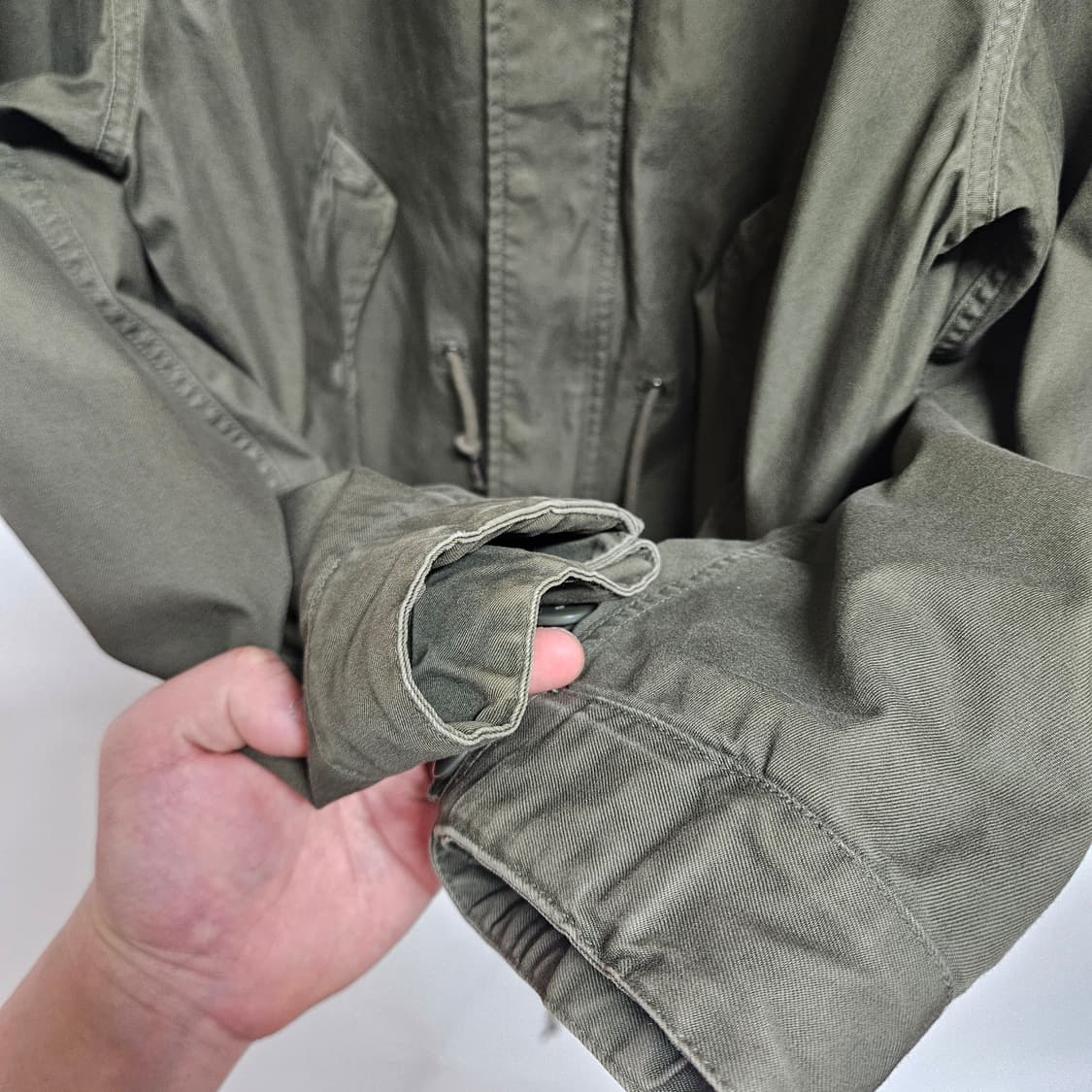 무신사스탠다드 피시테일 야상 파카 M 상품이미지3