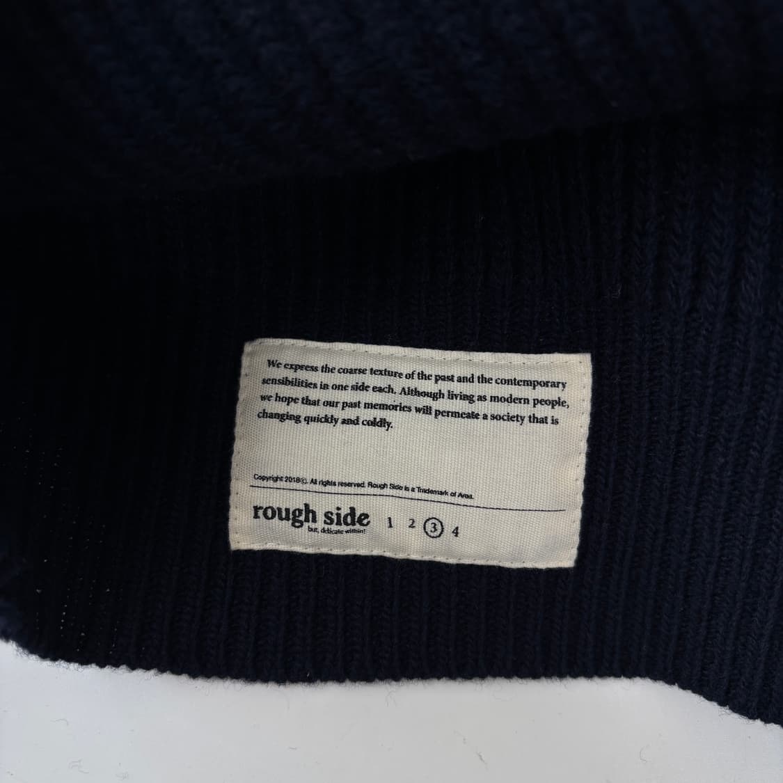 러프사이드 네이비 피셔맨 니트 상품이미지6